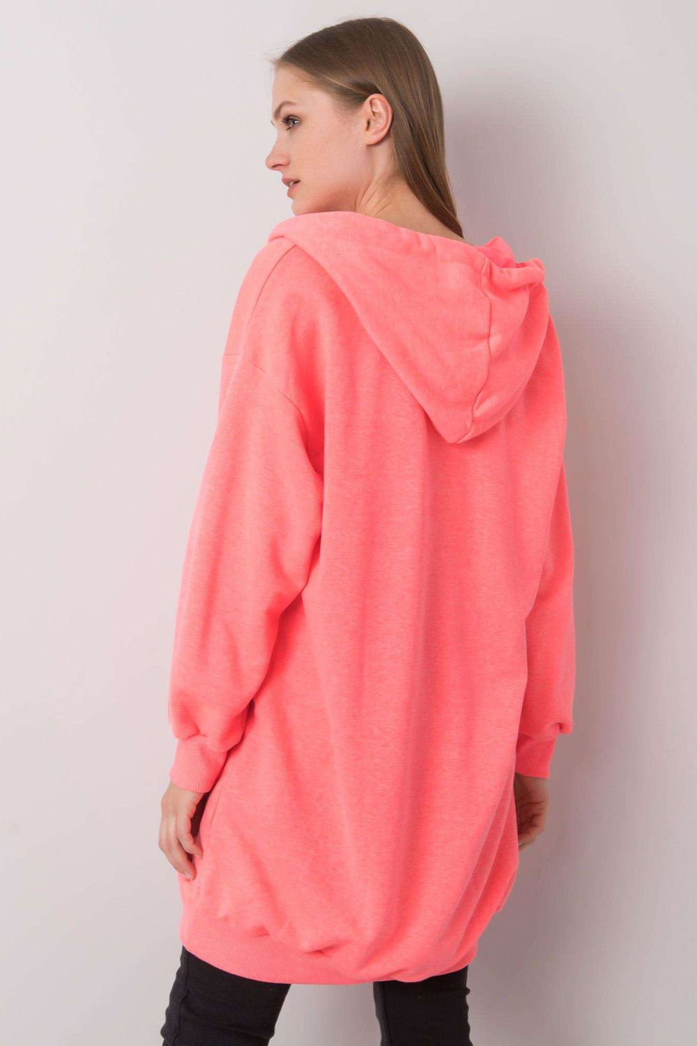 Bluza Damska Model EM-BL-ES-21-528.12X Fluo Pink - Ex Moda172636 - Różowy - obrazek 3