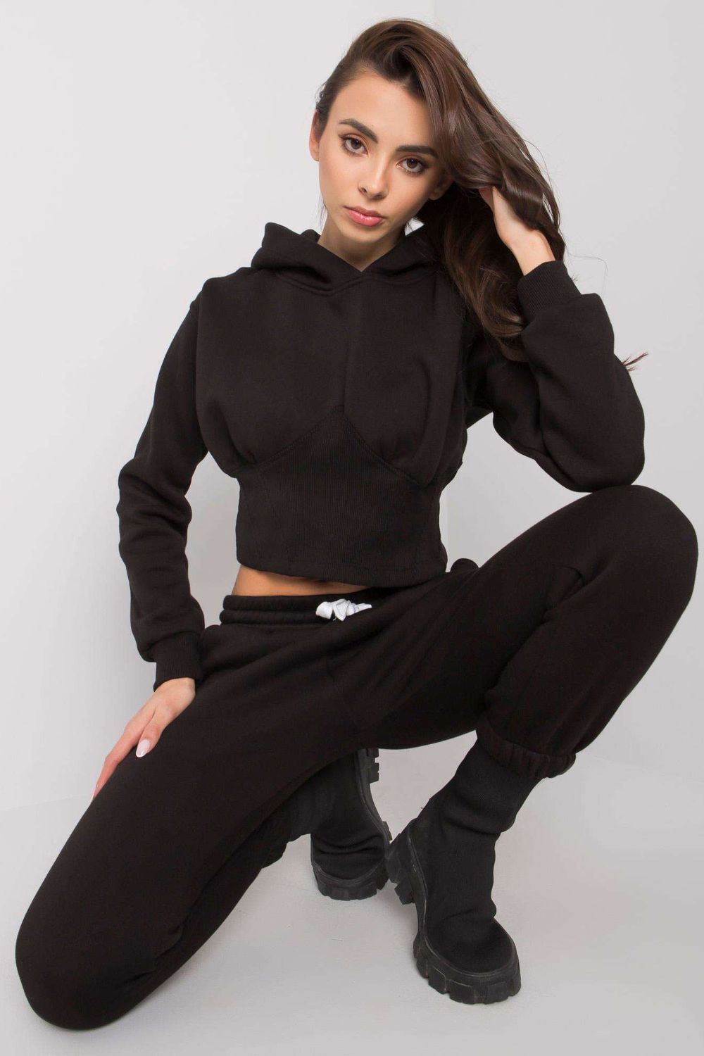 Spodnie Komplet Model EM-KMPL-685.17X Black - Ex Moda172654 - Czarny