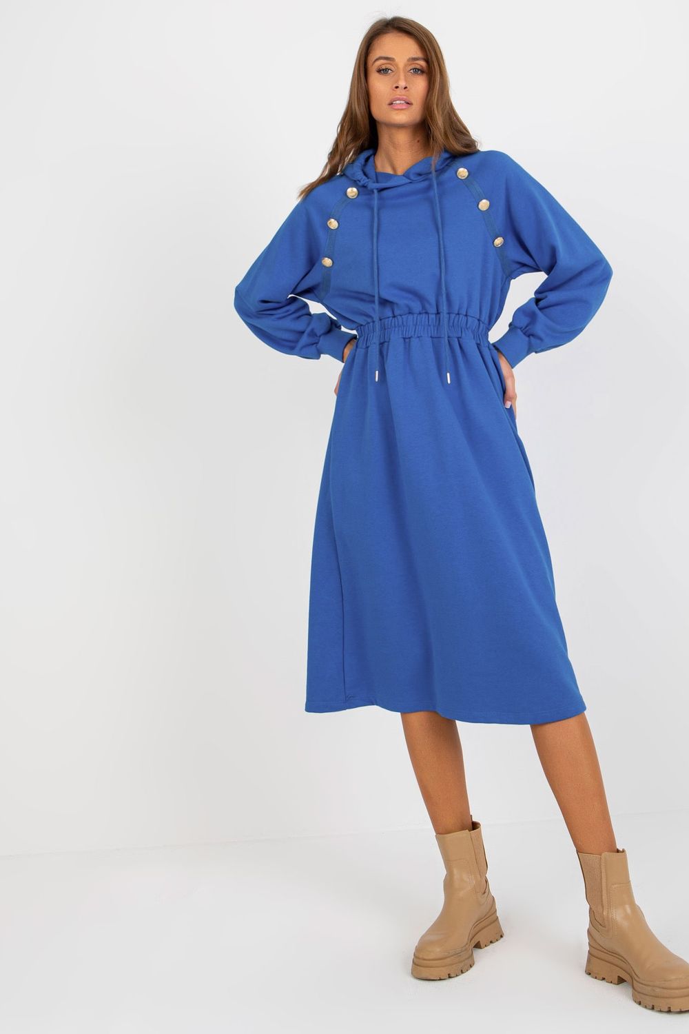 Sukienka Model RV-SK-8336.12P Dark Blue - Relevance173393 - Niebieski