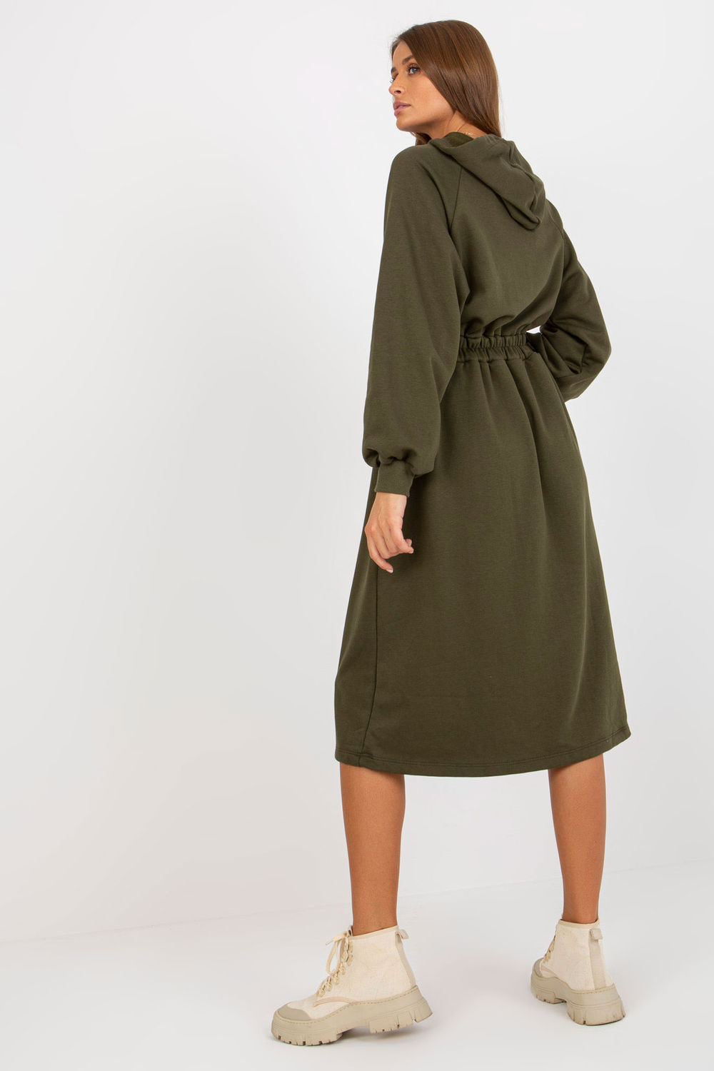 Sukienka Model RV-SK-8336.12P Khaki - Relevance173395 - Zielony - obrazek 3