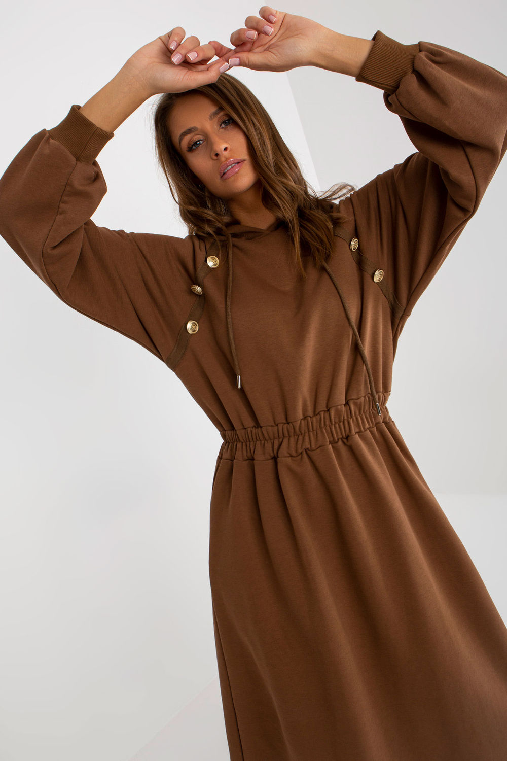 Sukienka Model RV-SK-8336.12P Brown - Relevance173397 - Brązowy