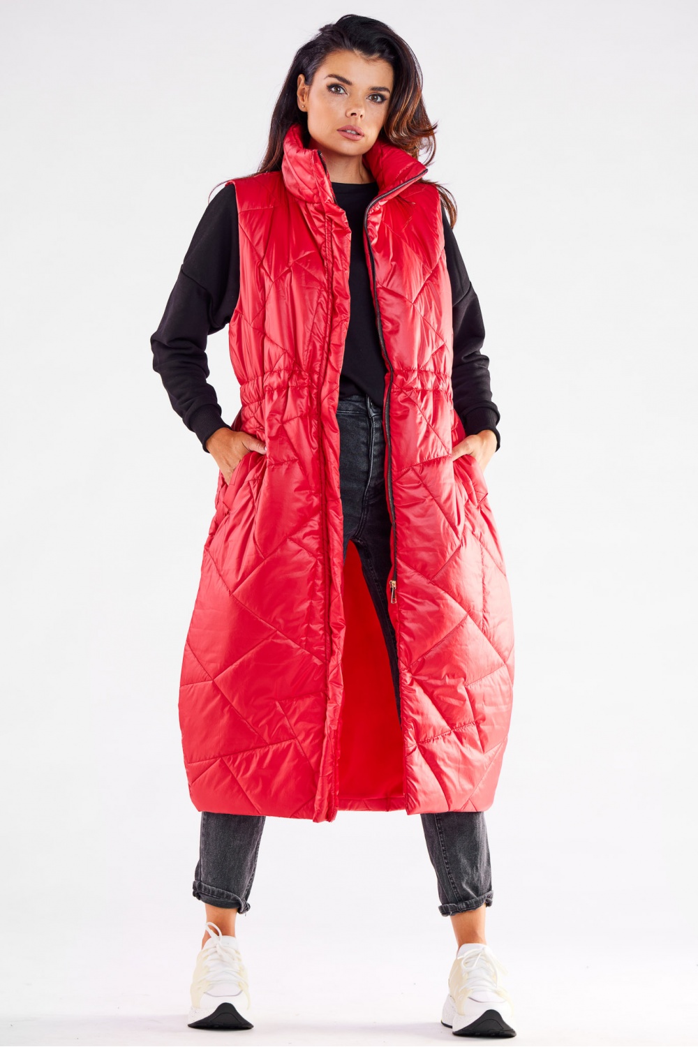 Kamizelka Model A544 Red - awama173868 - Czerwony