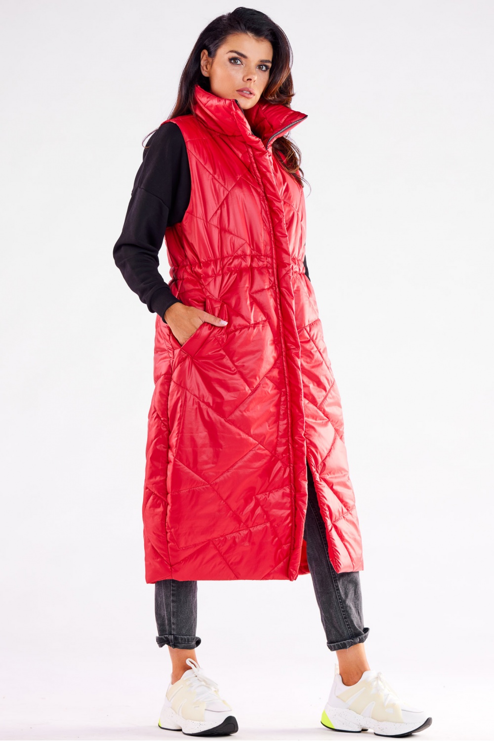Kamizelka Model A544 Red - awama173868 - Czerwony - obrazek 2