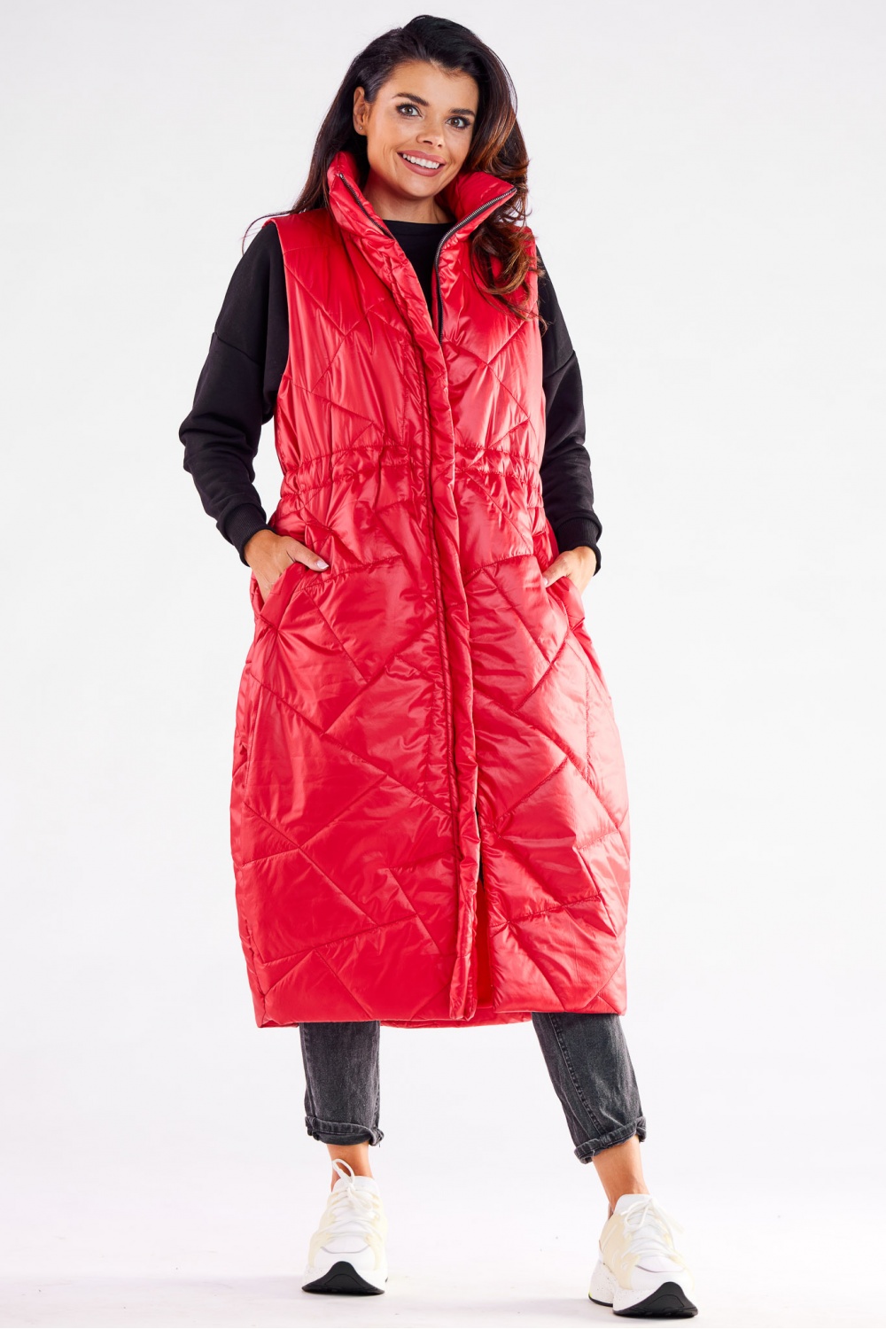 Kamizelka Model A544 Red - awama173868 - Czerwony - obrazek 3