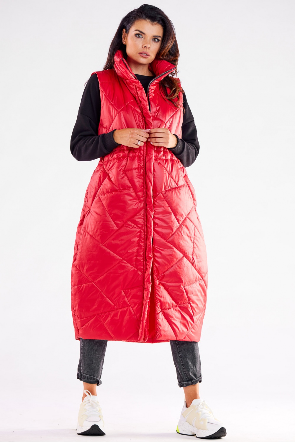 Kamizelka Model A544 Red - awama173868 - Czerwony - obrazek 4