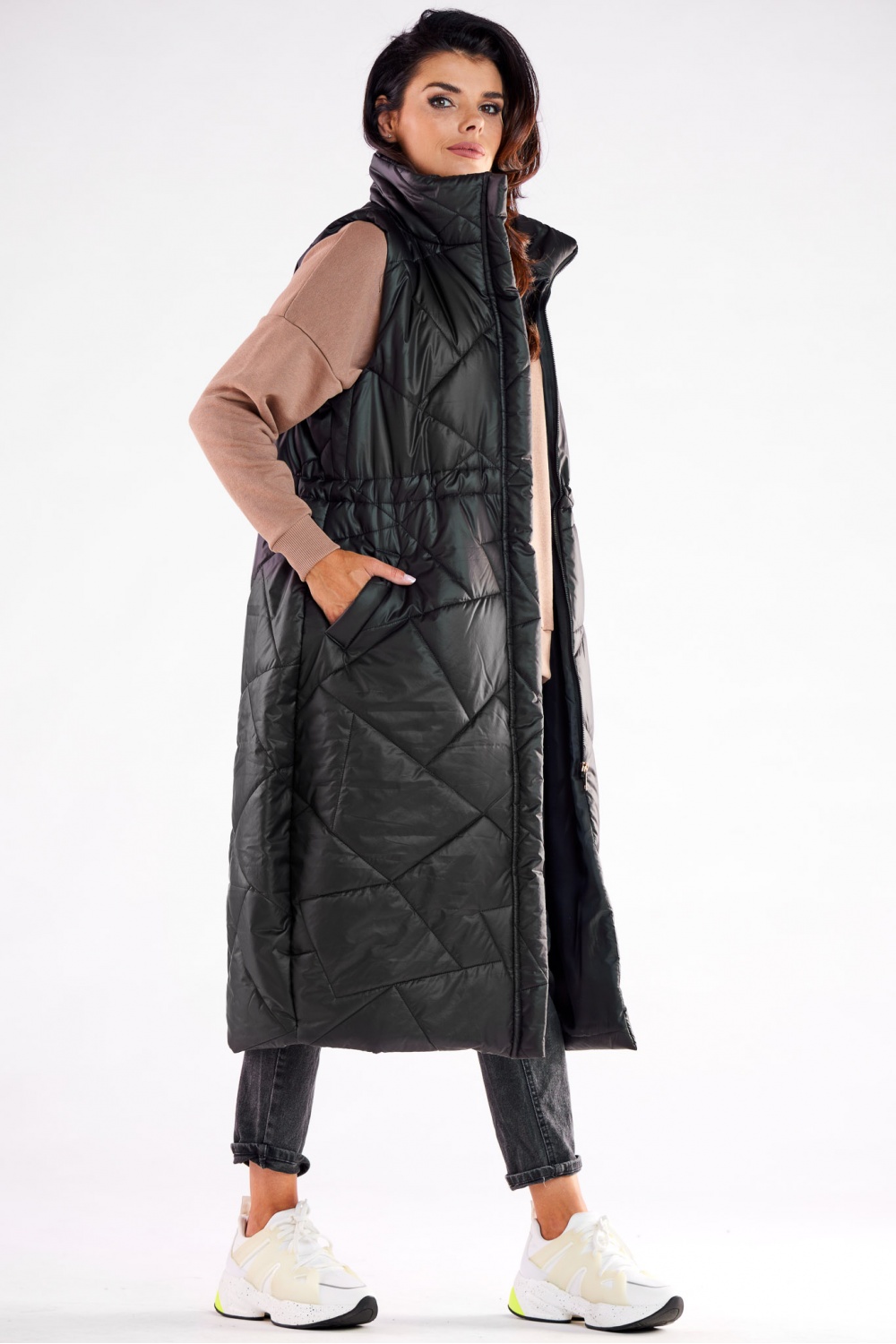 Kamizelka Model A544 Black - awama173870 - Czarny - obrazek 2