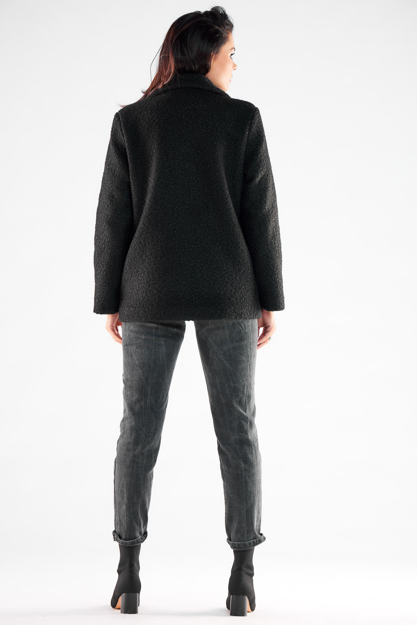 Kurtka Damska Model A545 Black - awama173867 - Czarny - obrazek 3