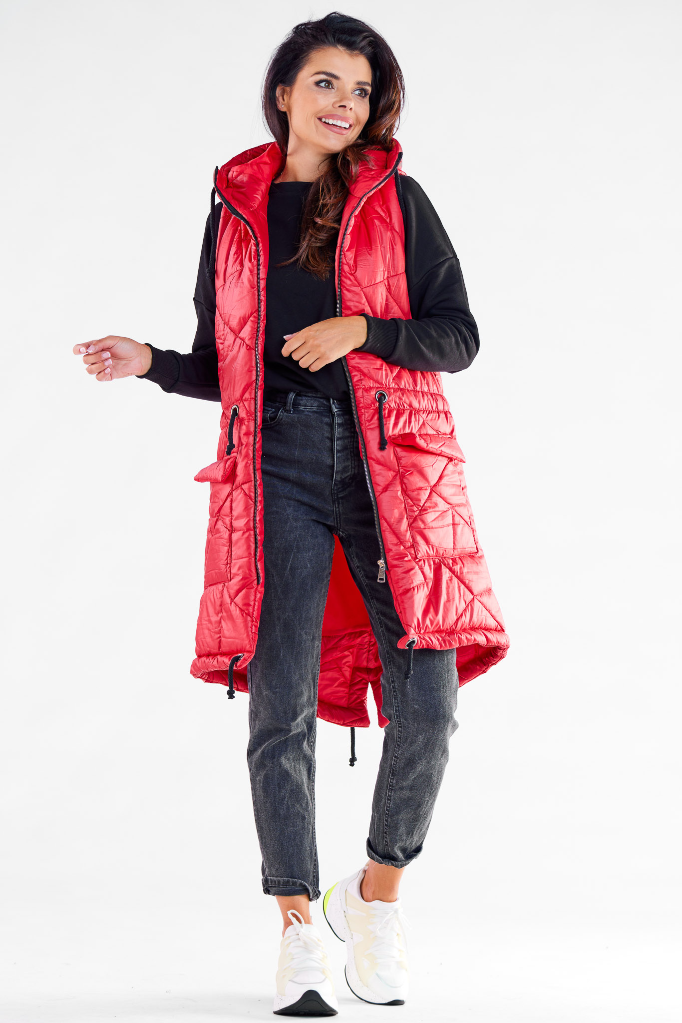 Kamizelka Model A543 Red - awama173871 - Czerwony - obrazek 2
