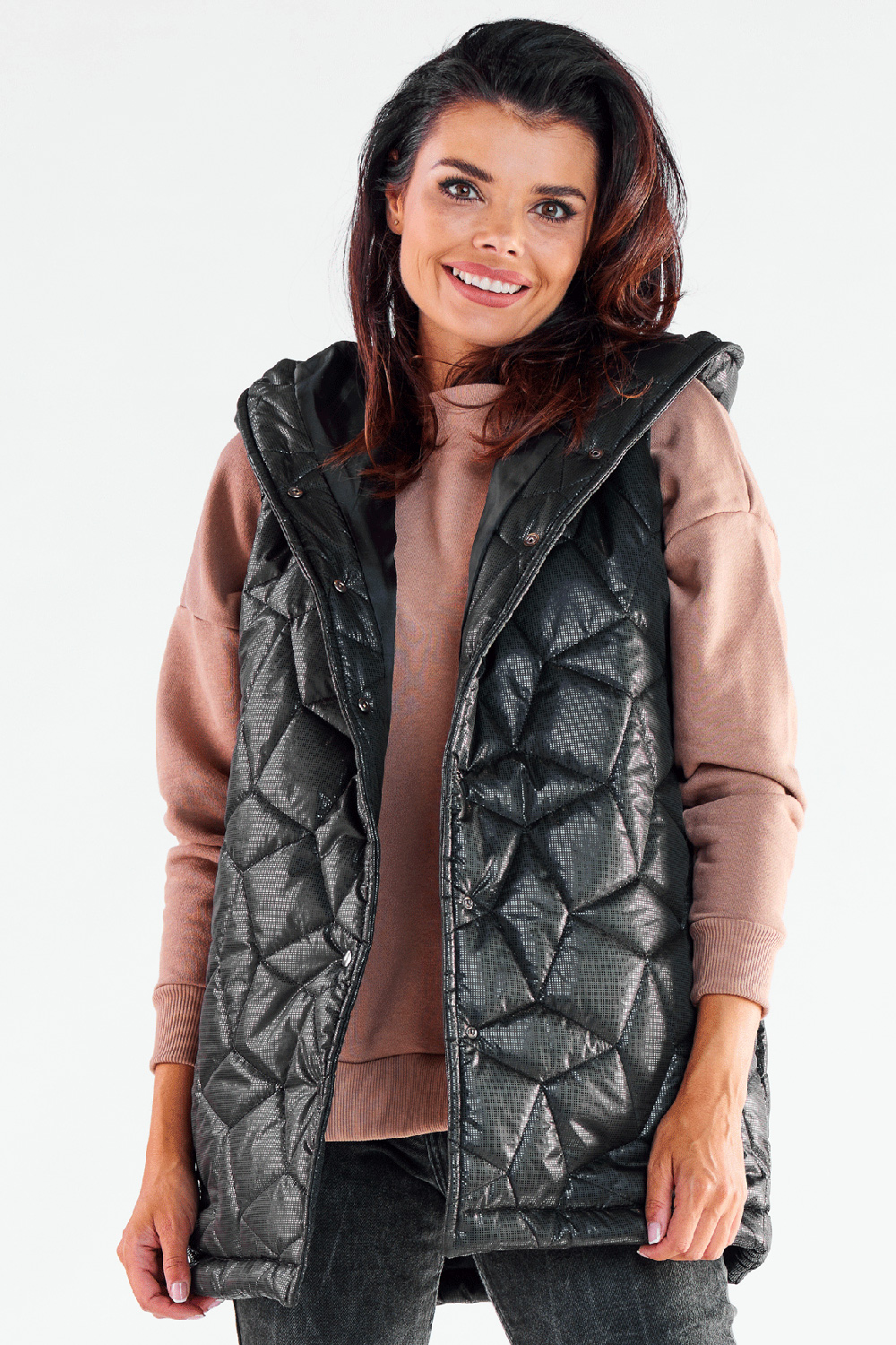 Kamizelka Model A539 Black - awama173885 - Czarny