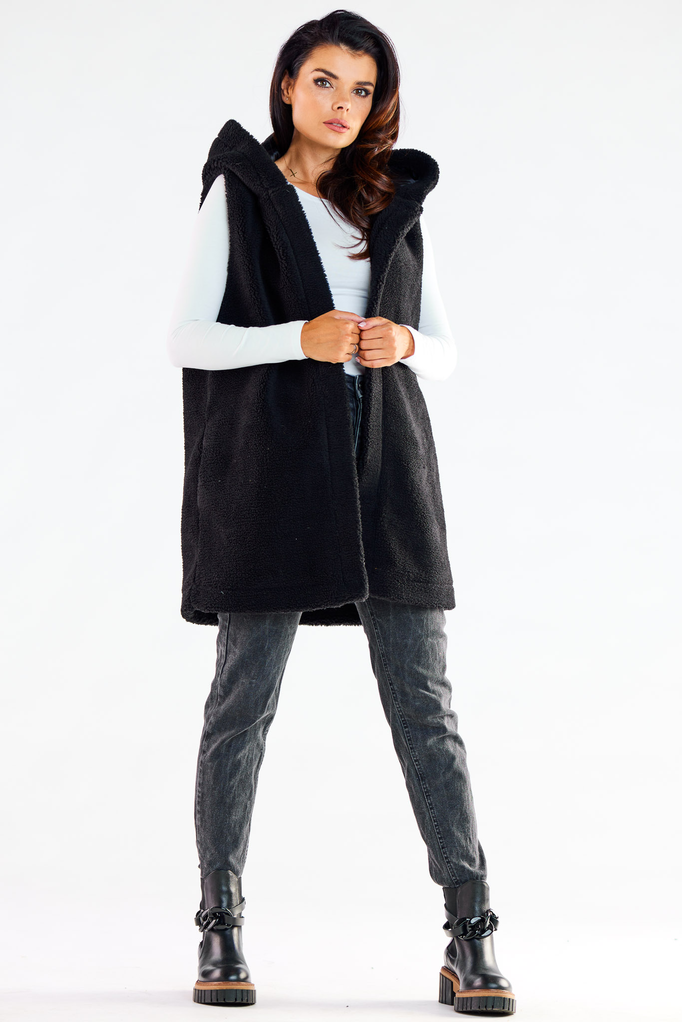 Kamizelka Model A535 Black - awama173893 - Czarny - obrazek 2