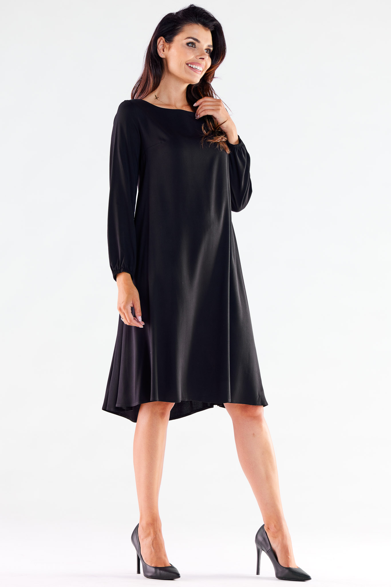 Sukienka Model A524 Black - awama173927 - Czarny