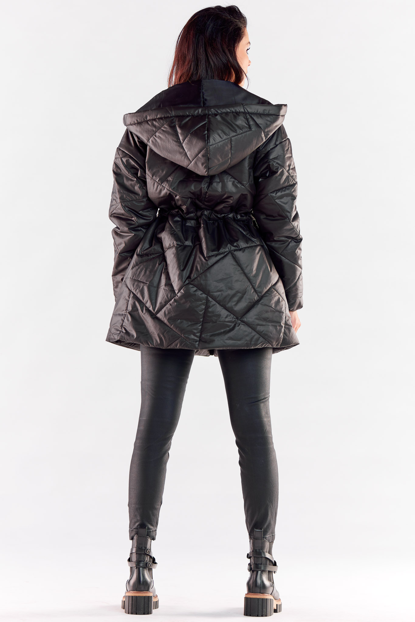 Kurtka Damska Model A540 Black - awama173972 - Czarny - obrazek 3