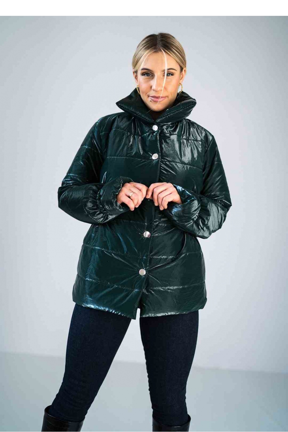 Kurtka Damska Model M933 Green - Figl174065 - Zielony