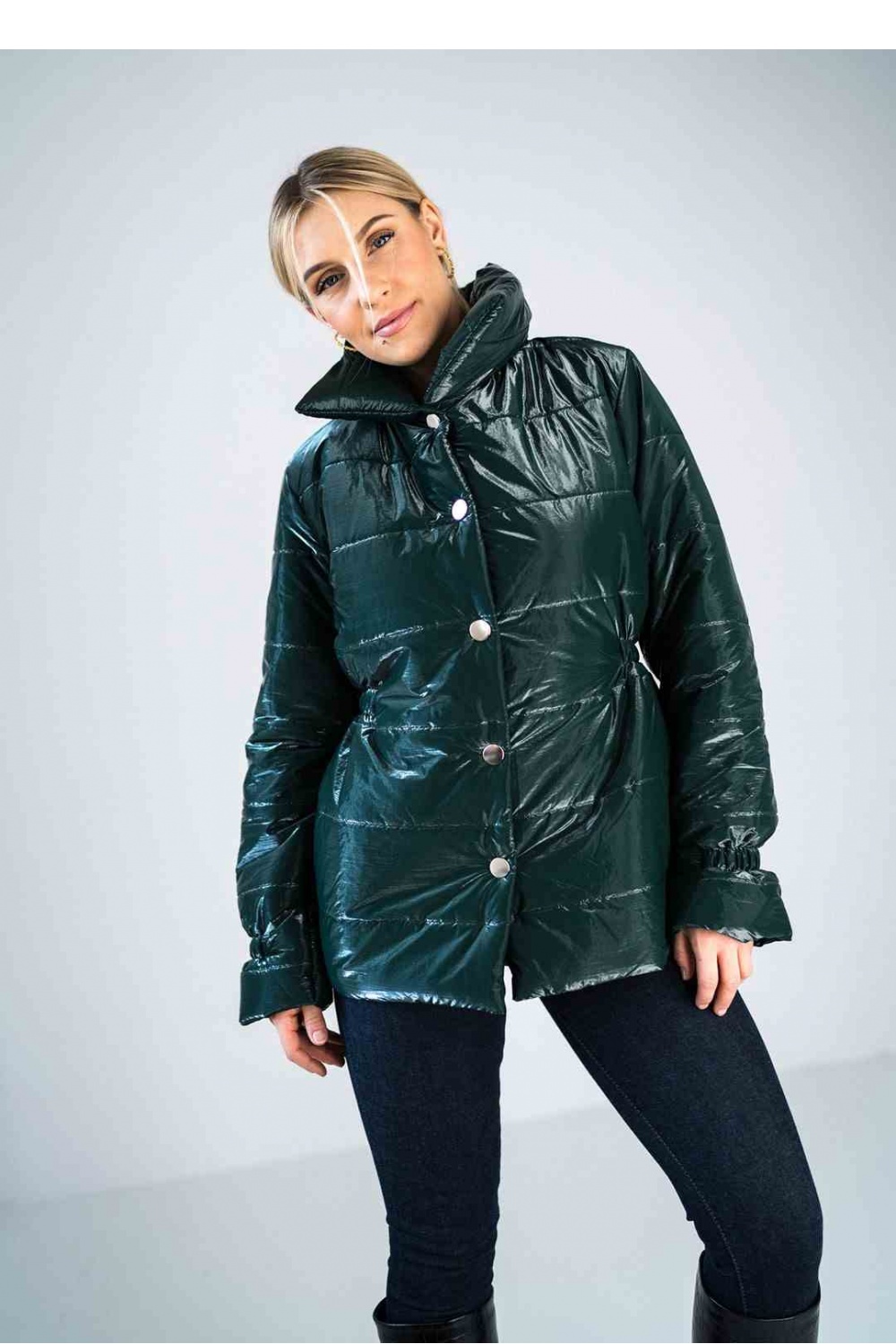 Kurtka Damska Model M933 Green - Figl174065 - Zielony - obrazek 4