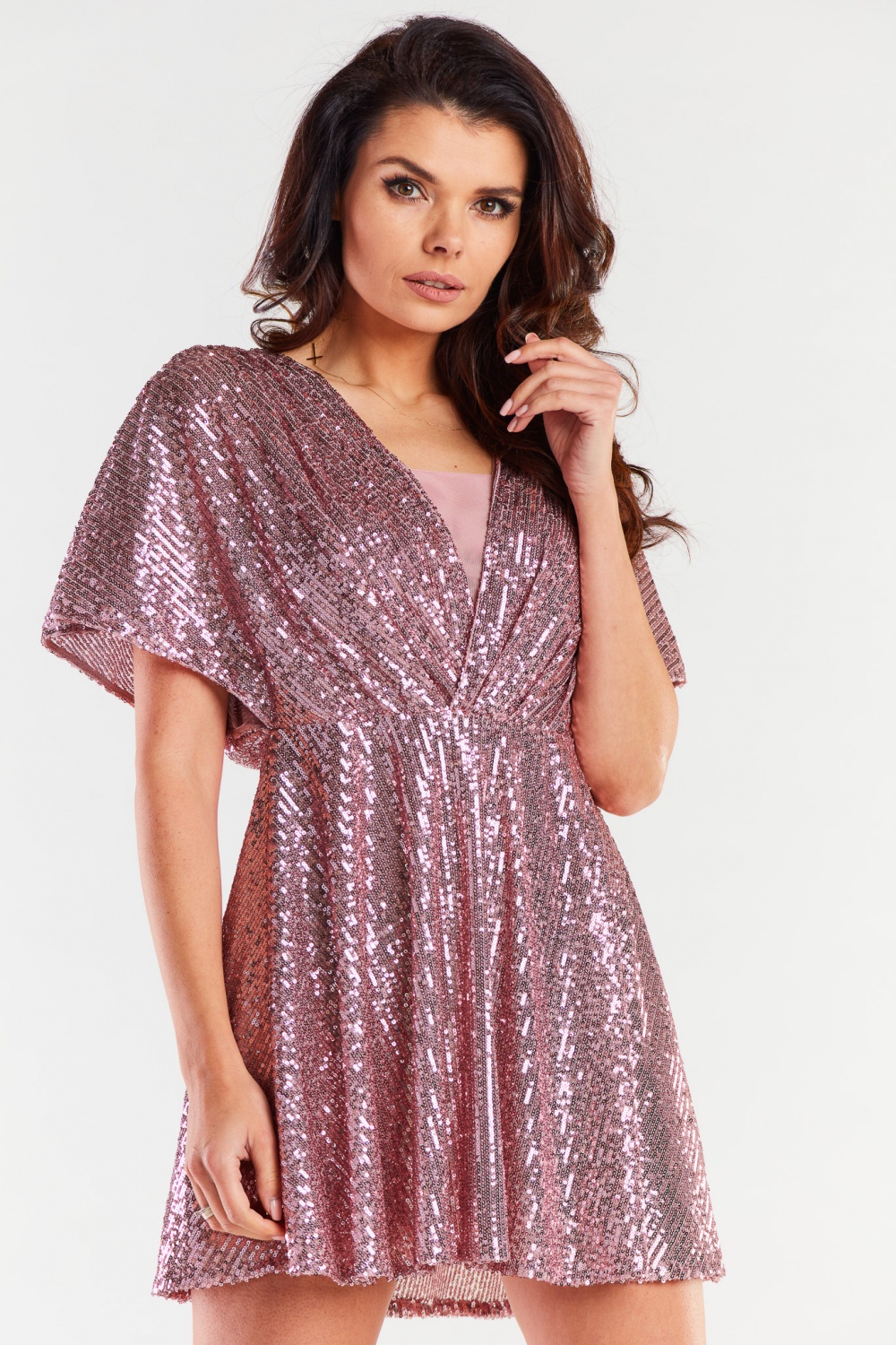 Sukienka Model A488 Pink - awama174293 - Różowy