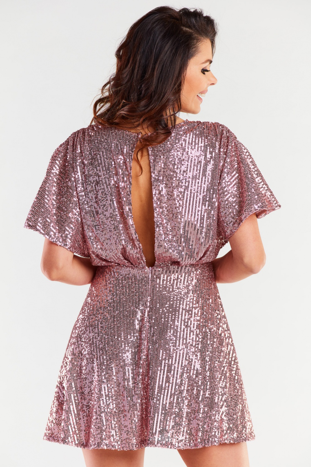 Sukienka Model A488 Pink - awama174293 - Różowy - obrazek 3