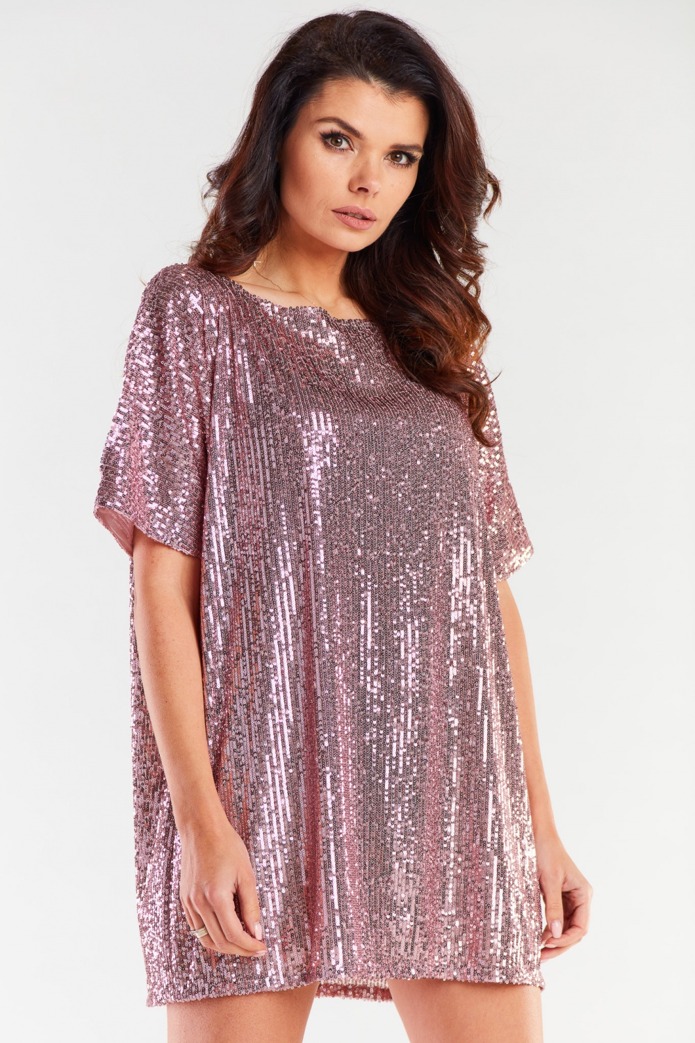 Sukienka Model A483 Pink - awama174309 - Różowy