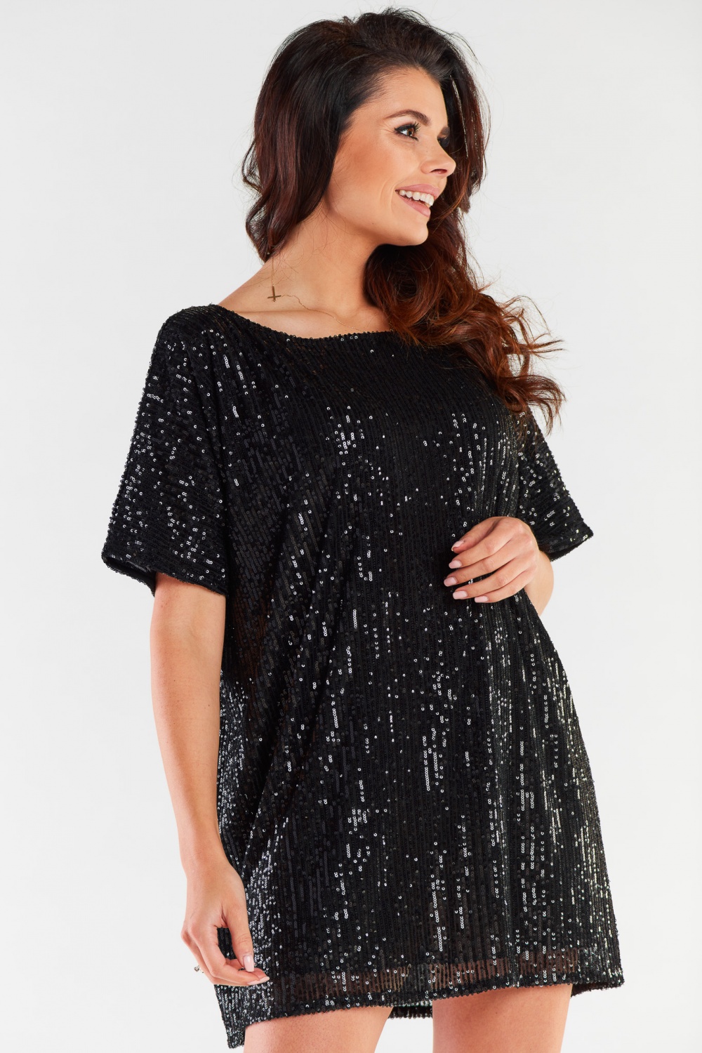 Sukienka Model A483 Black - awama174310 - Czarny - obrazek 2