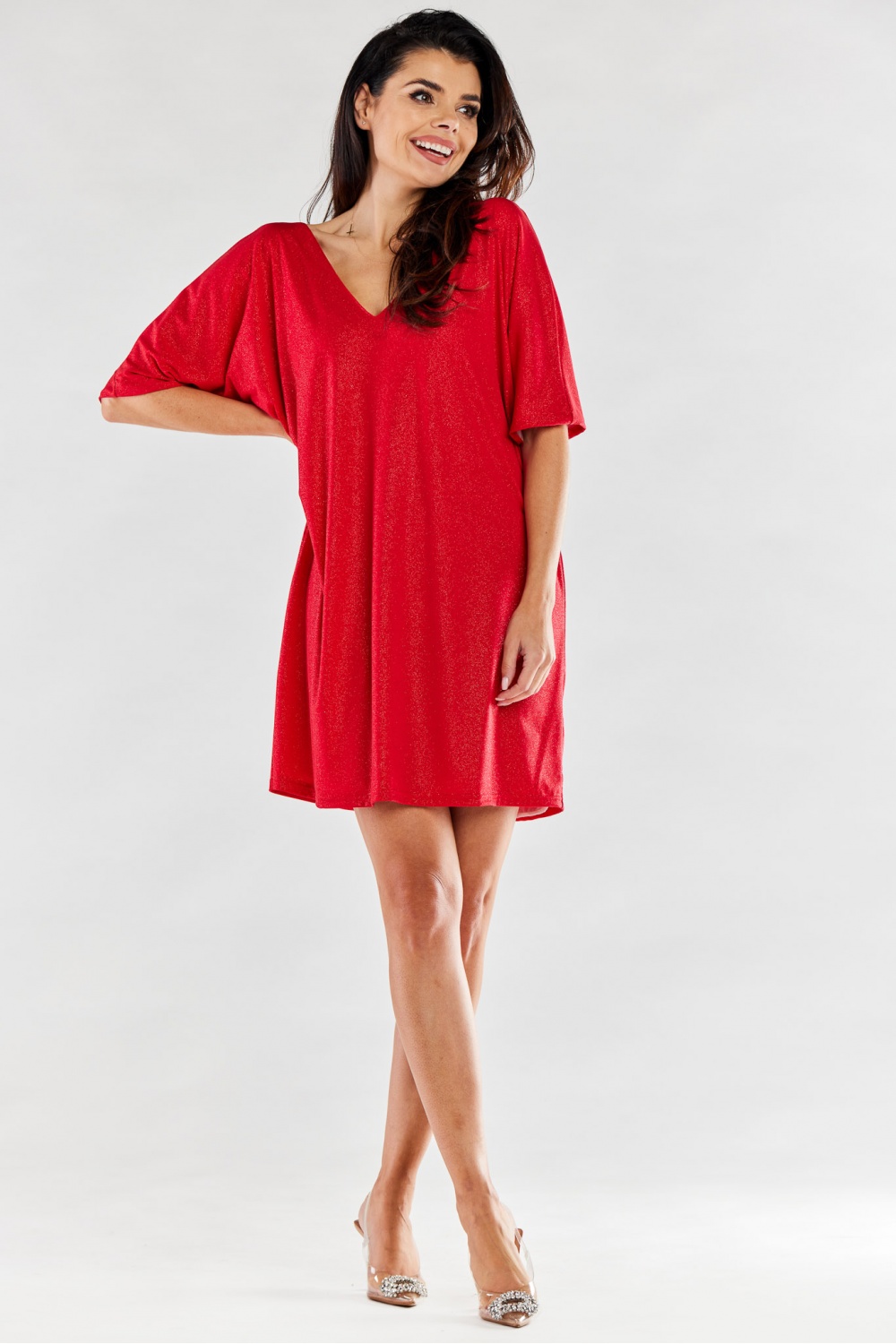 Sukienka Model A557 Red - awama174338 - Czerwony - obrazek 2