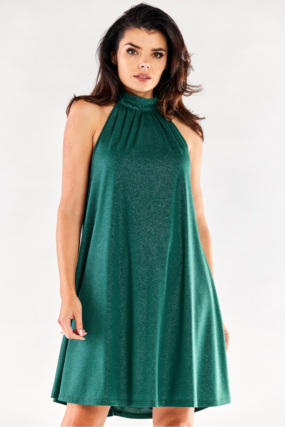 Sukienka Model A556 Bottle Green - awama174342 - Zielony