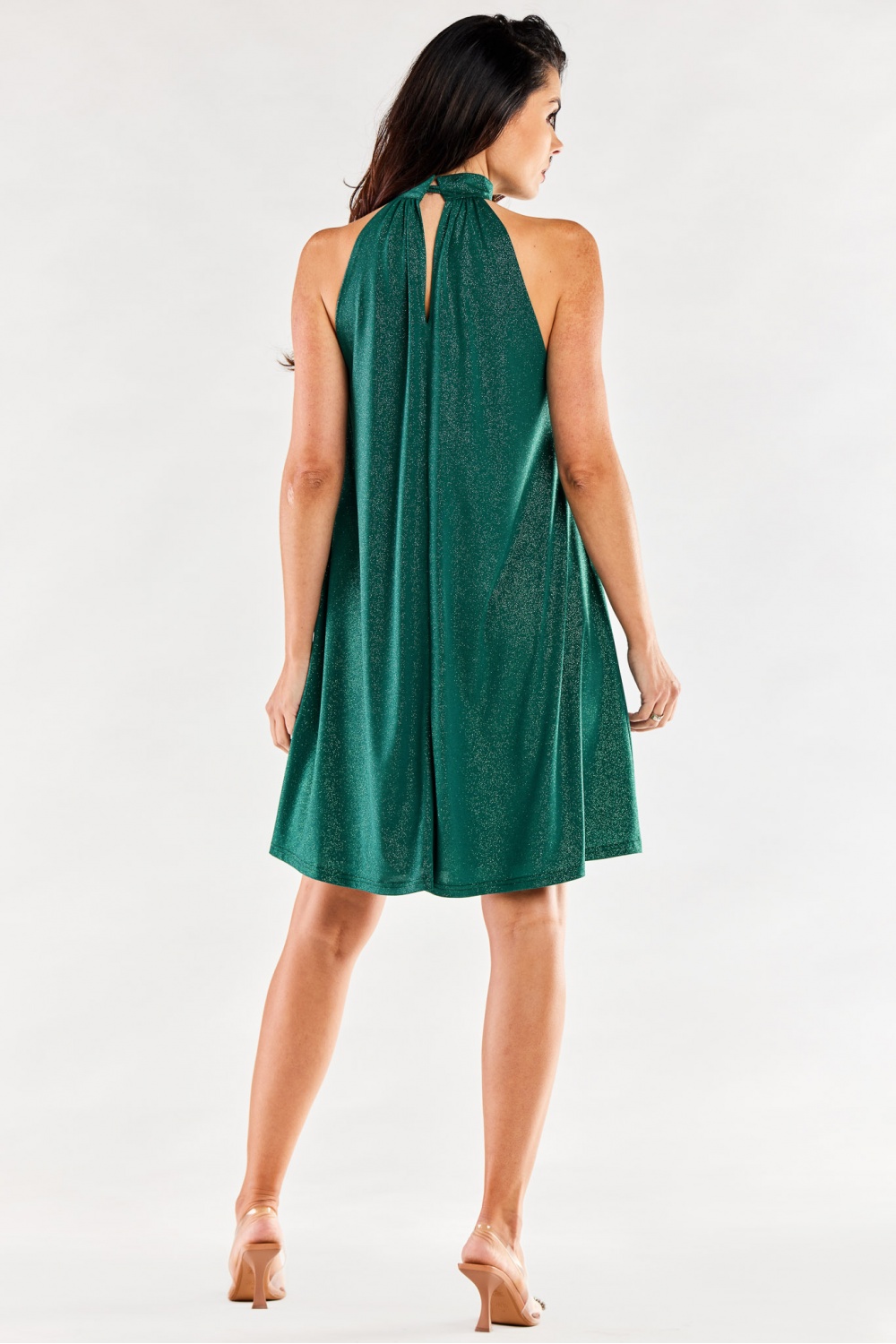 Sukienka Model A556 Bottle Green - awama174342 - Zielony - obrazek 3
