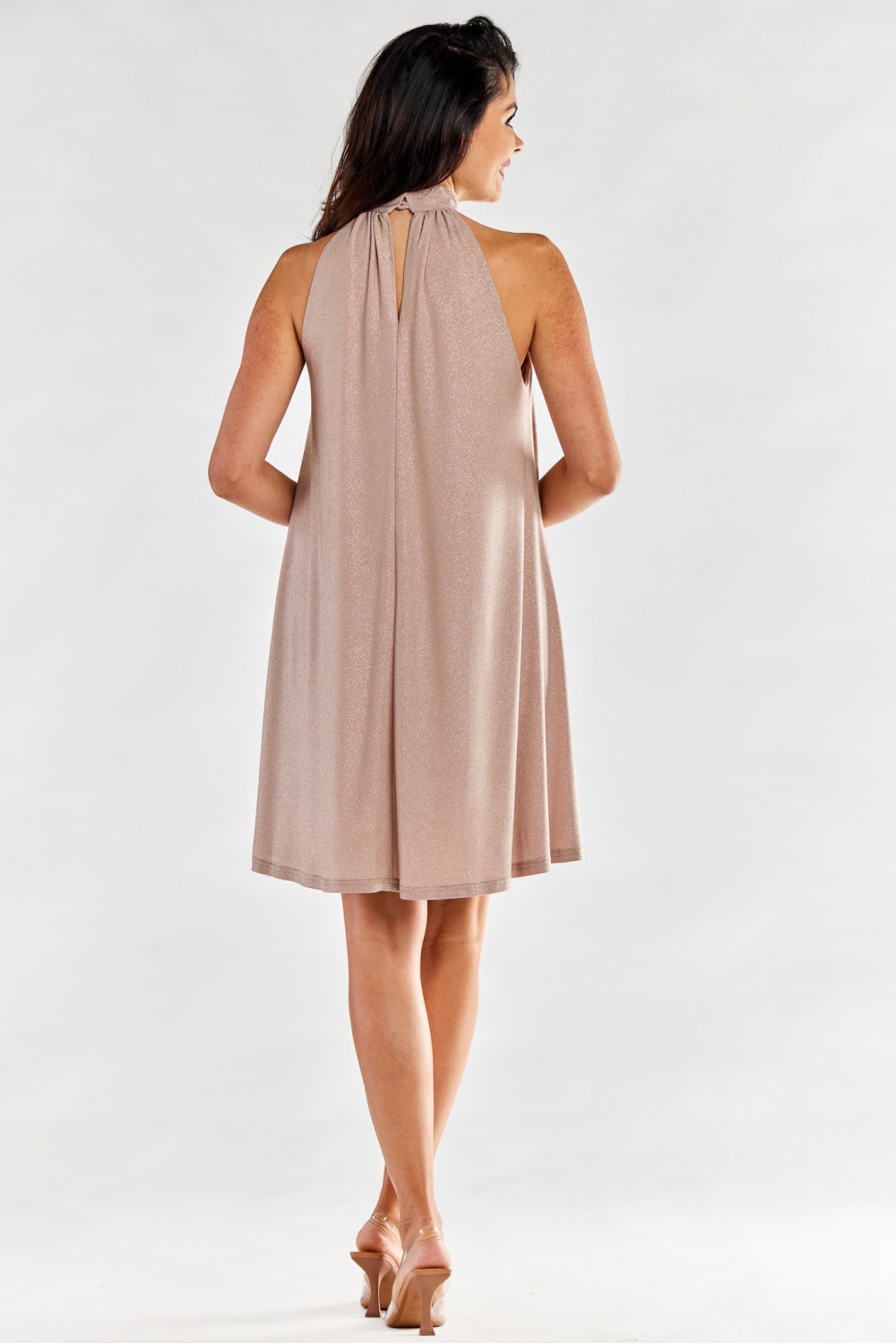 Sukienka Model A556 Beige - awama174344 - Beżowy - obrazek 3