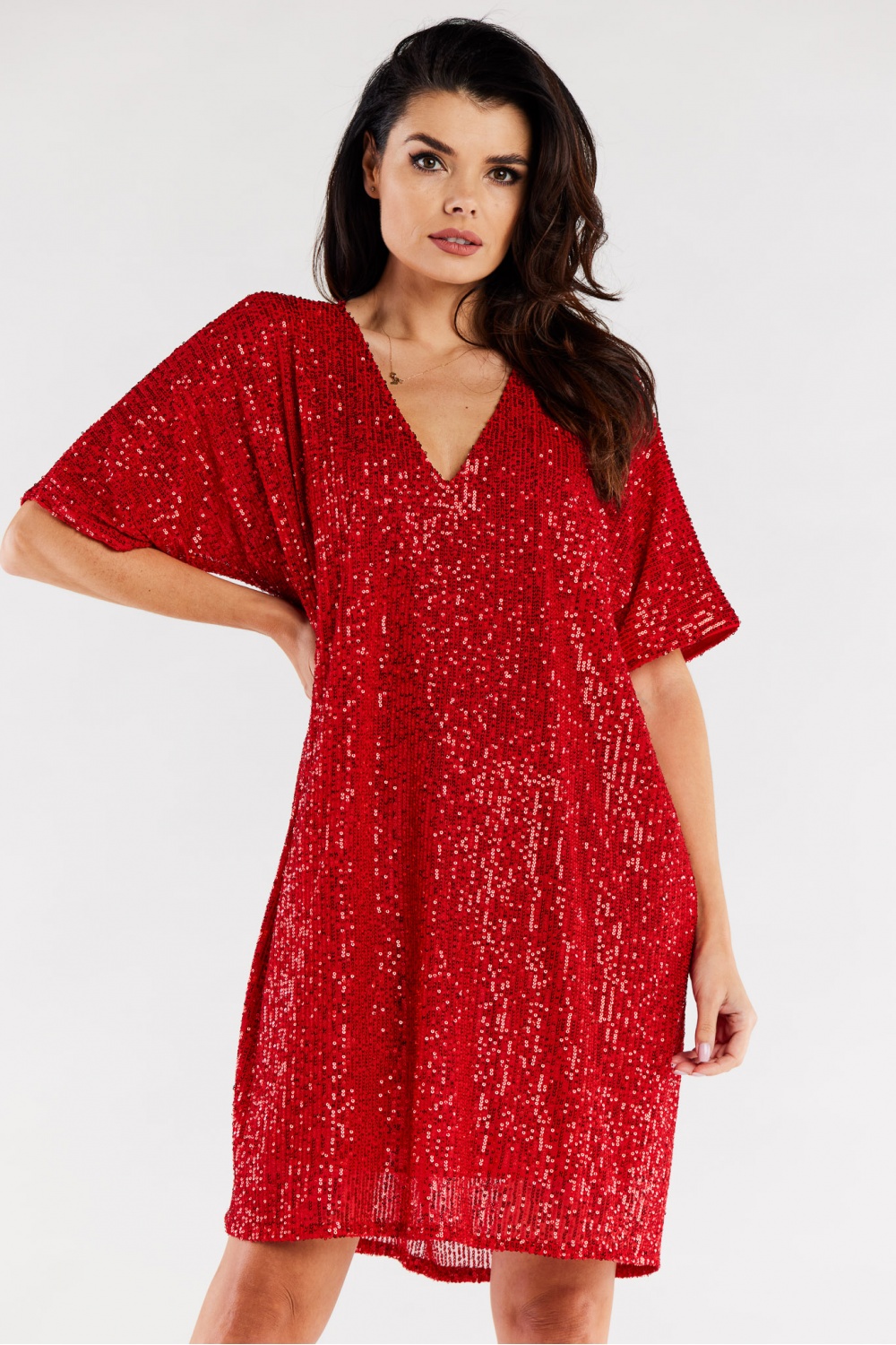 Sukienka Model A566 Red - awama174351 - Czerwony