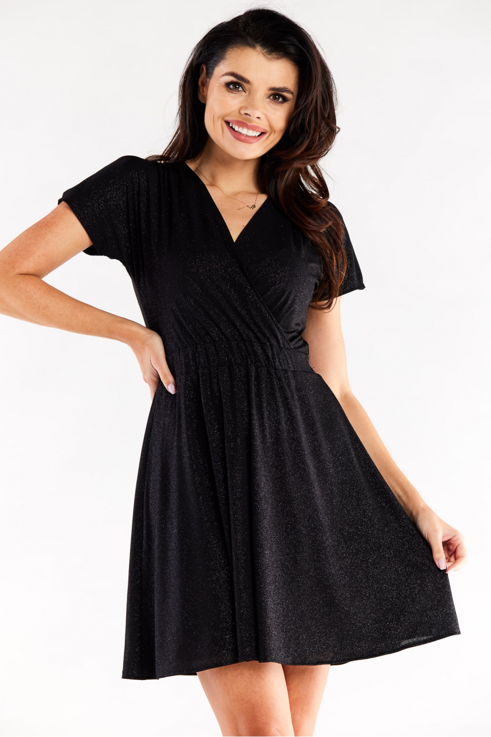 Sukienka Model A558 Black - awama174366 - Czarny