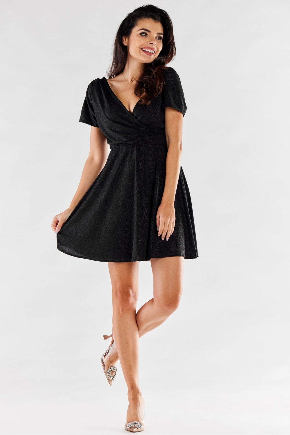 Sukienka Model A558 Black - awama174366 - Czarny - obrazek 2