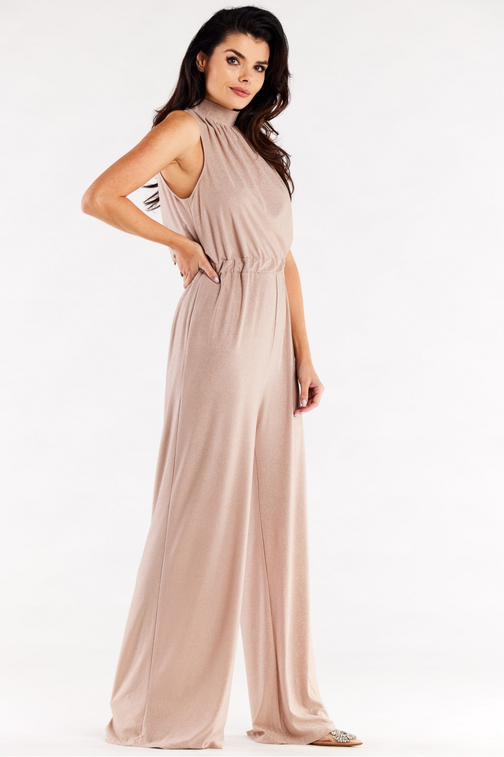 Kombinezon Model A555 Beige - awama174370 - Beżowy - obrazek 2