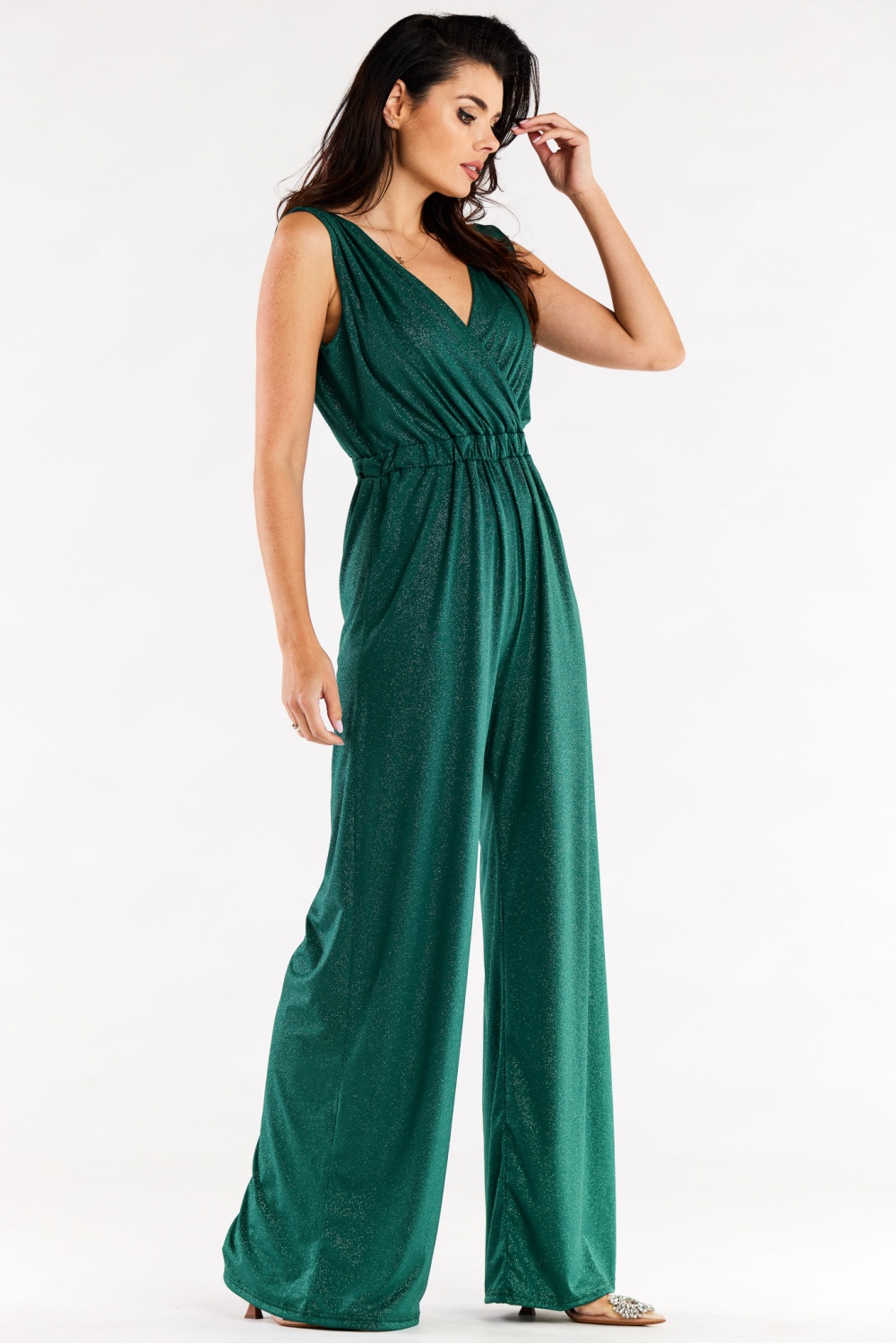 Kombinezon Model A552 Bottle Green - awama174374 - Zielony - obrazek 2