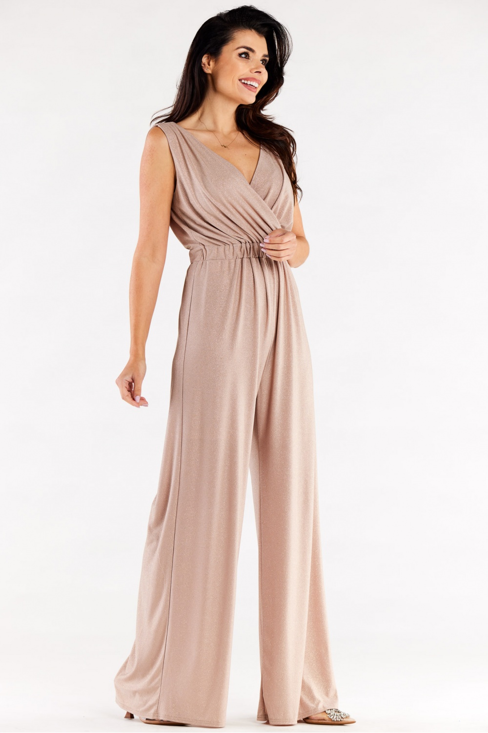 Kombinezon Model A552 Beige - awama174376 - Beżowy - obrazek 2