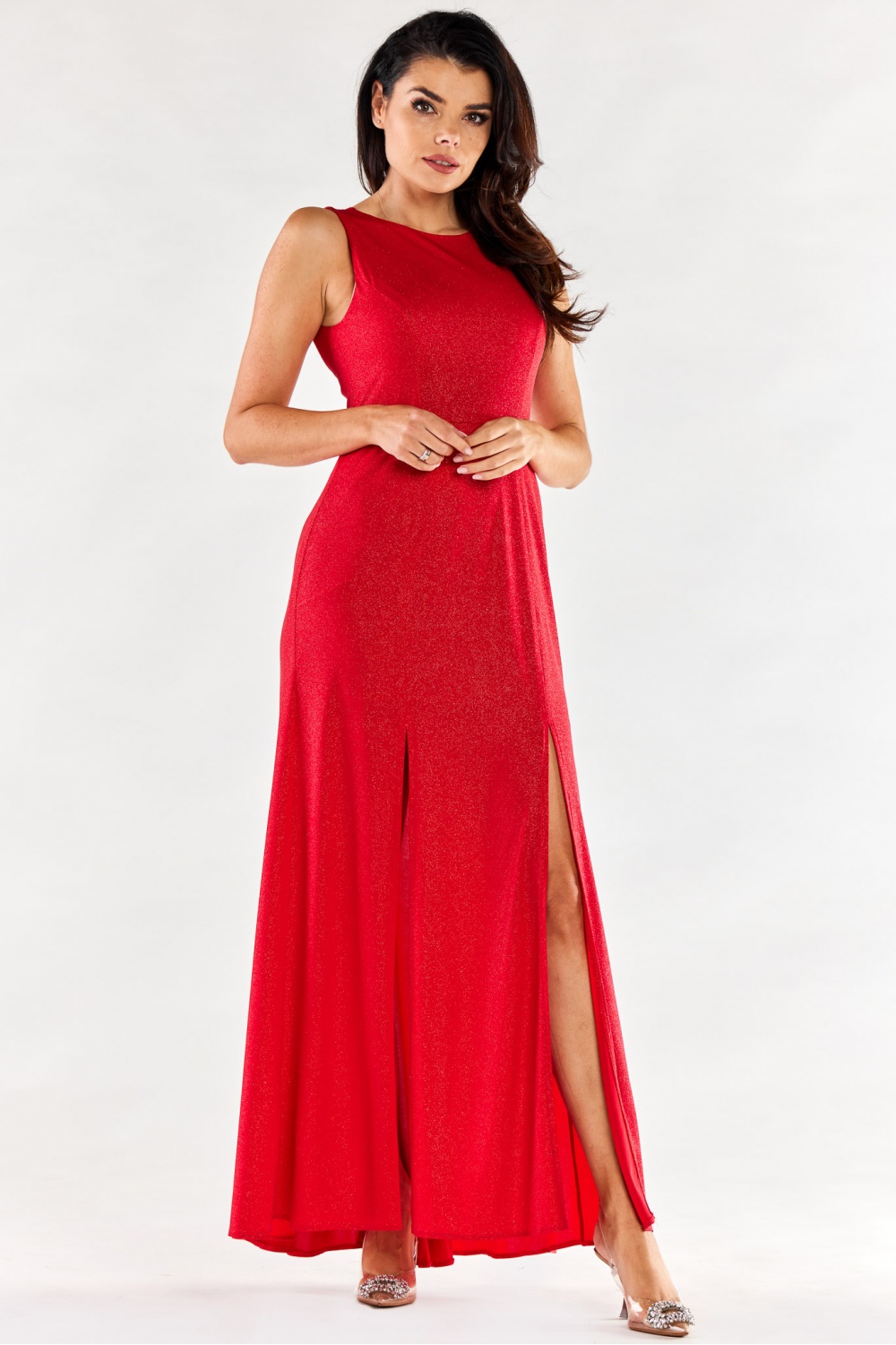 Sukienka Model A549 Red - awama174383 - Czerwony