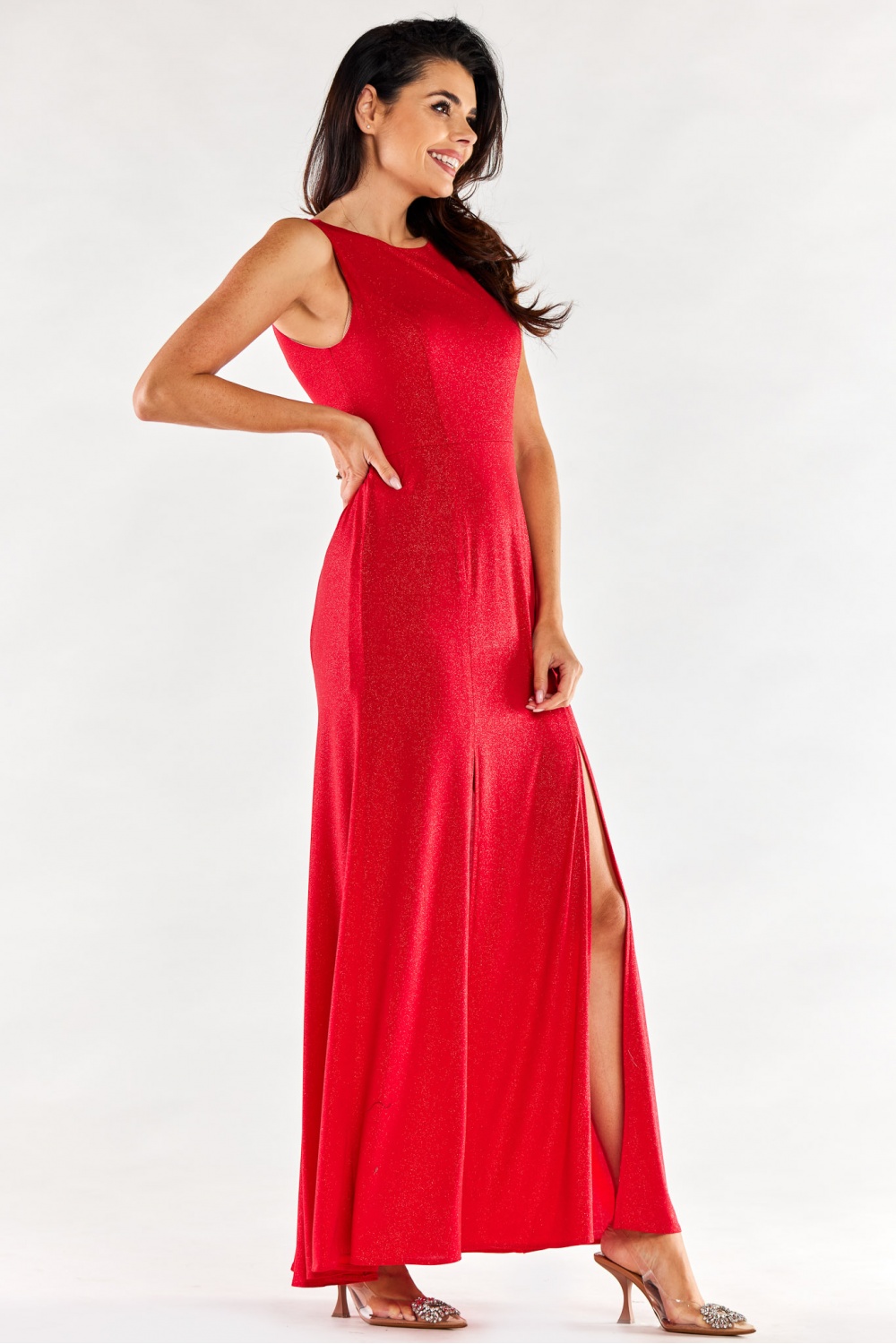 Sukienka Model A549 Red - awama174383 - Czerwony - obrazek 2