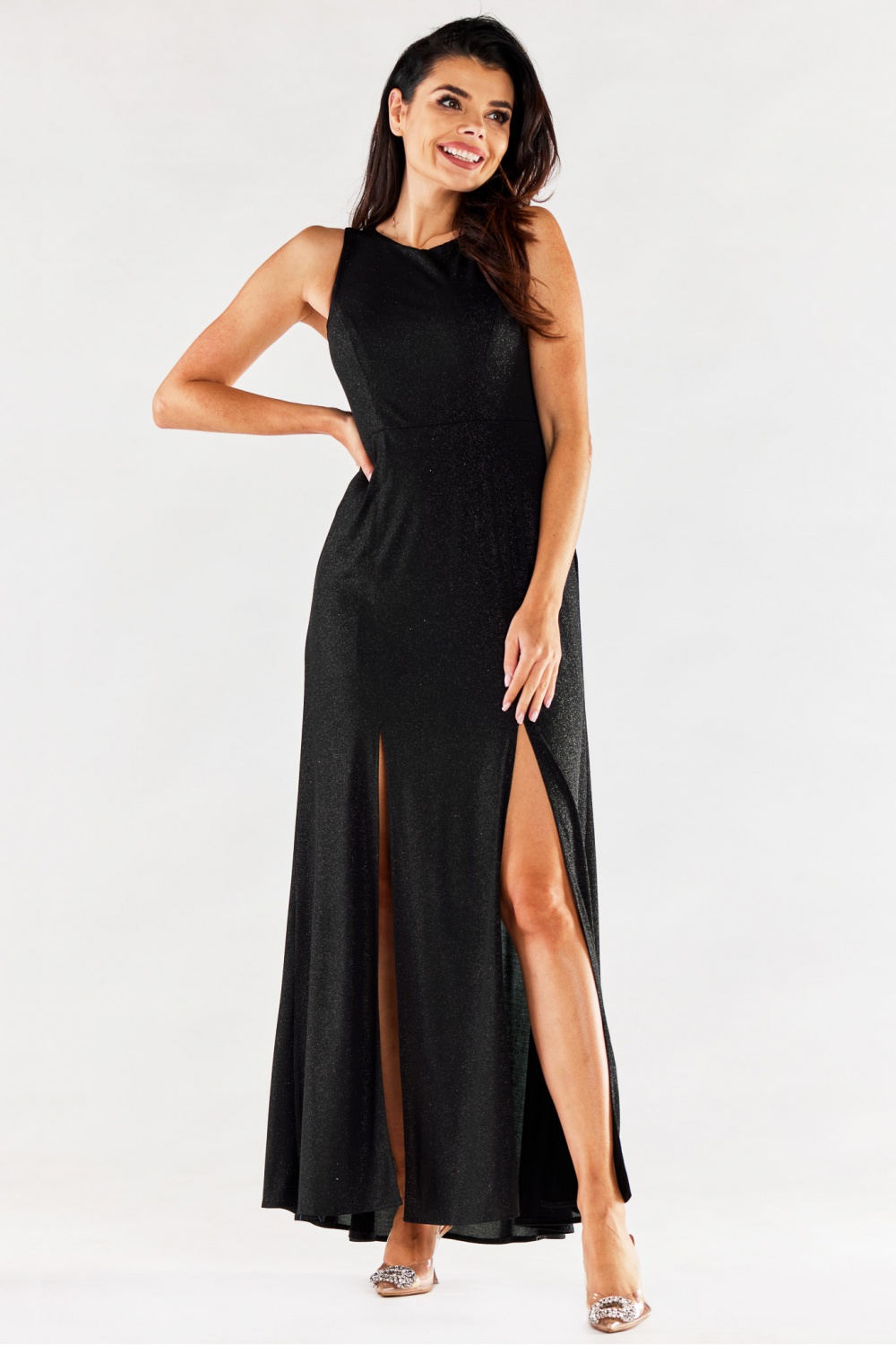 Sukienka Model A549 Black - awama174385 - Czarny