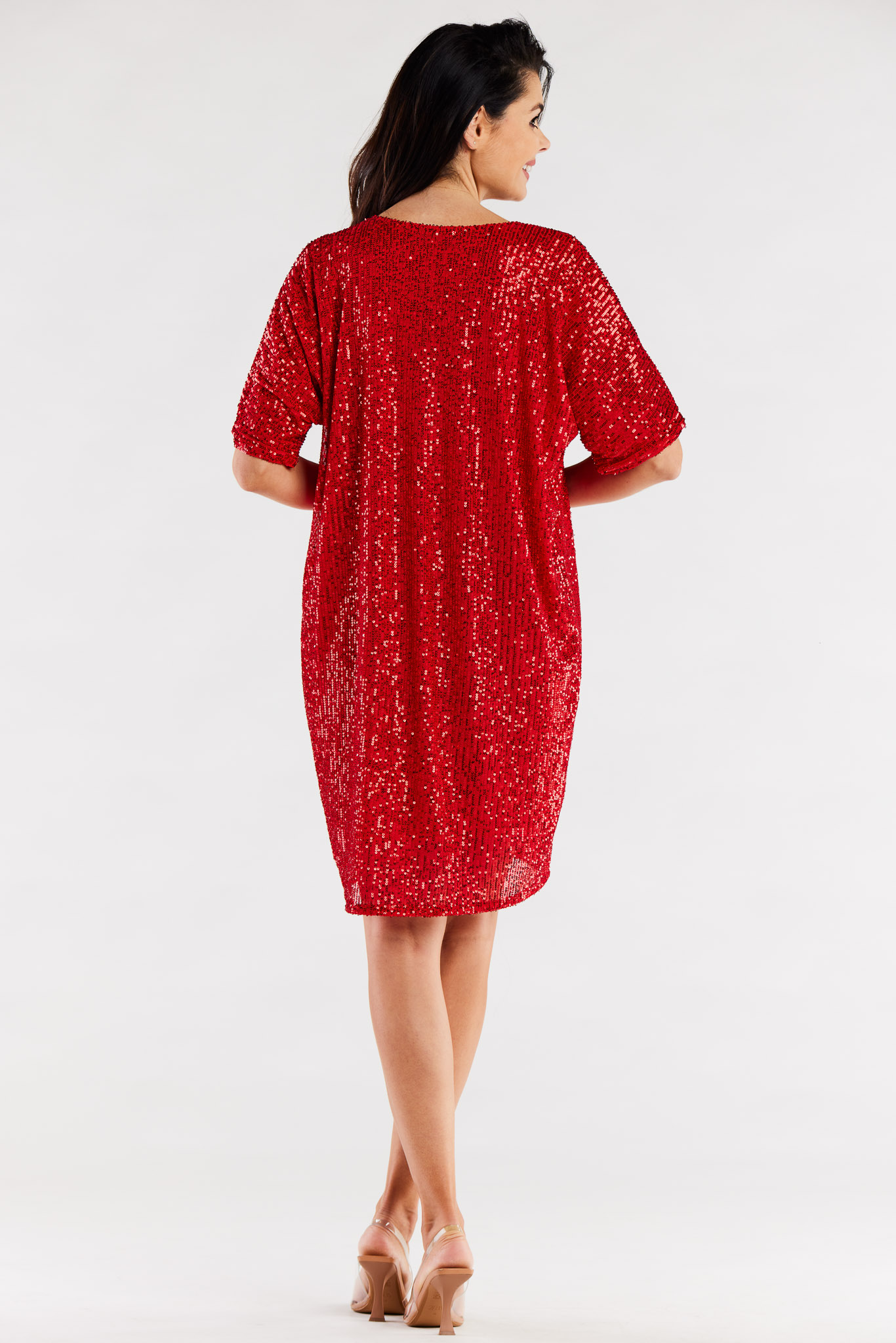 Sukienka Model A566 Red - awama174351 - Czerwony - obrazek 3