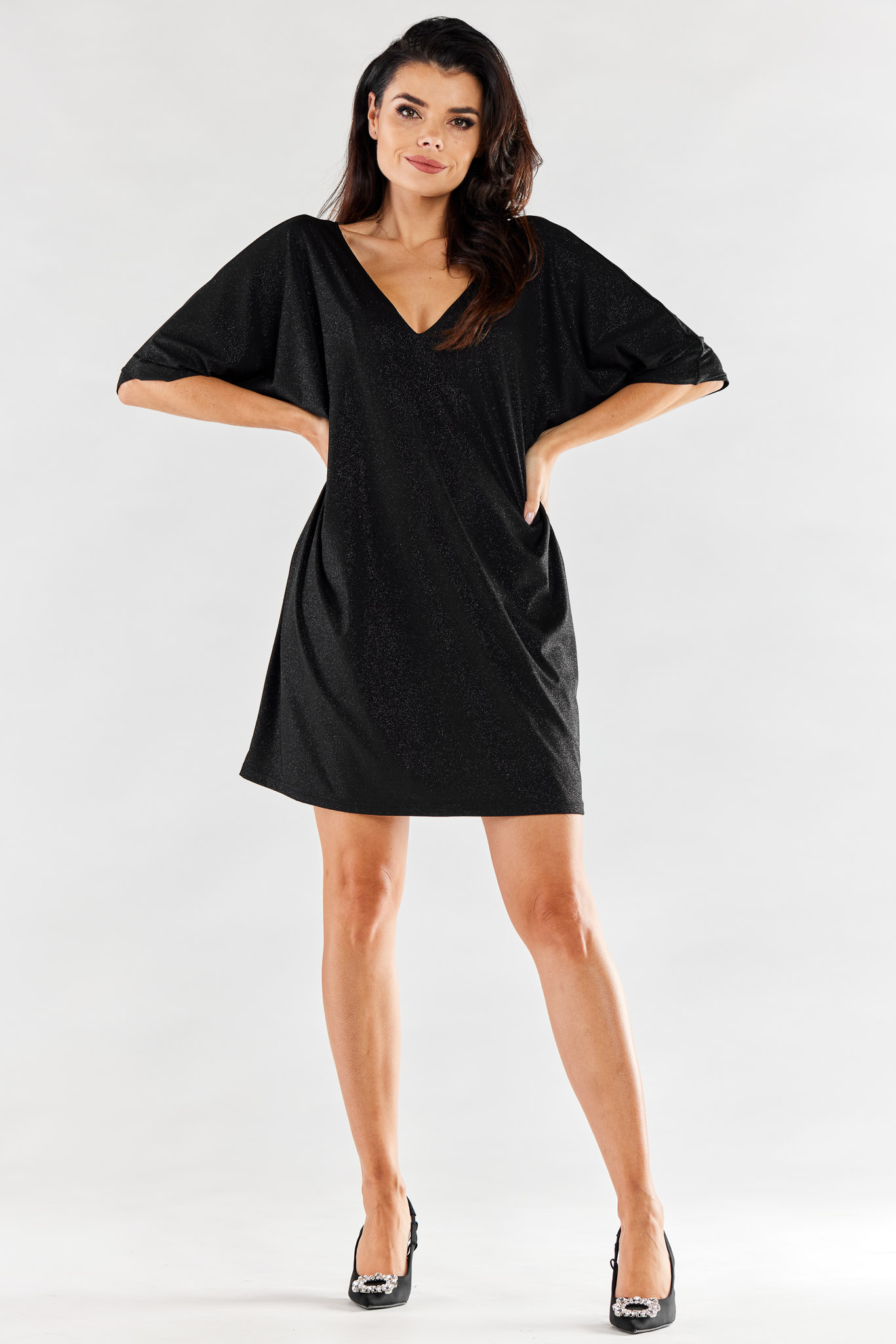 Sukienka Model A557 Black - awama174339 - Czarny - obrazek 2