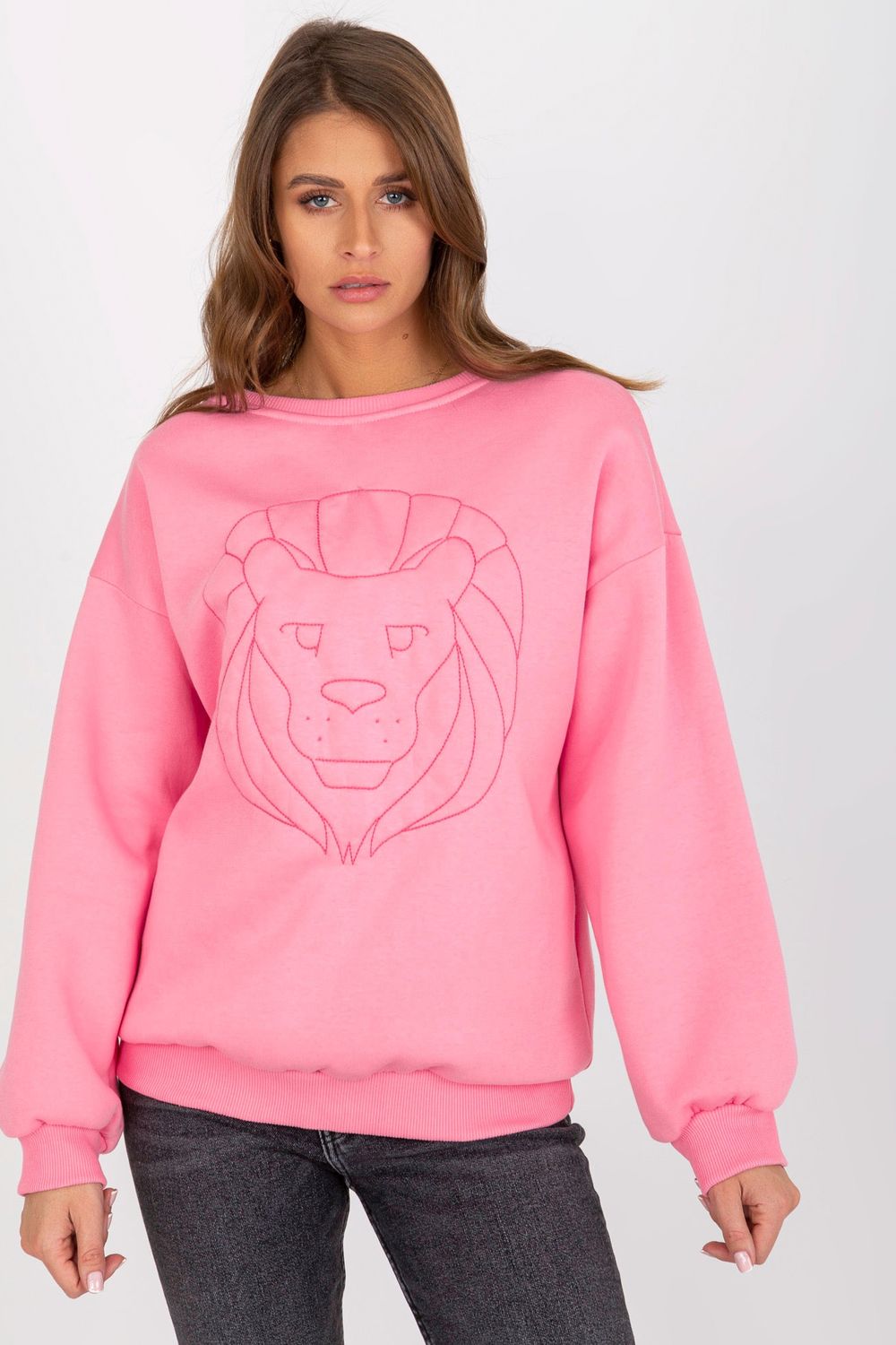 Bluza Damska Model EM-BL-617-4.41P Pink - Ex Moda174613 - Różowy