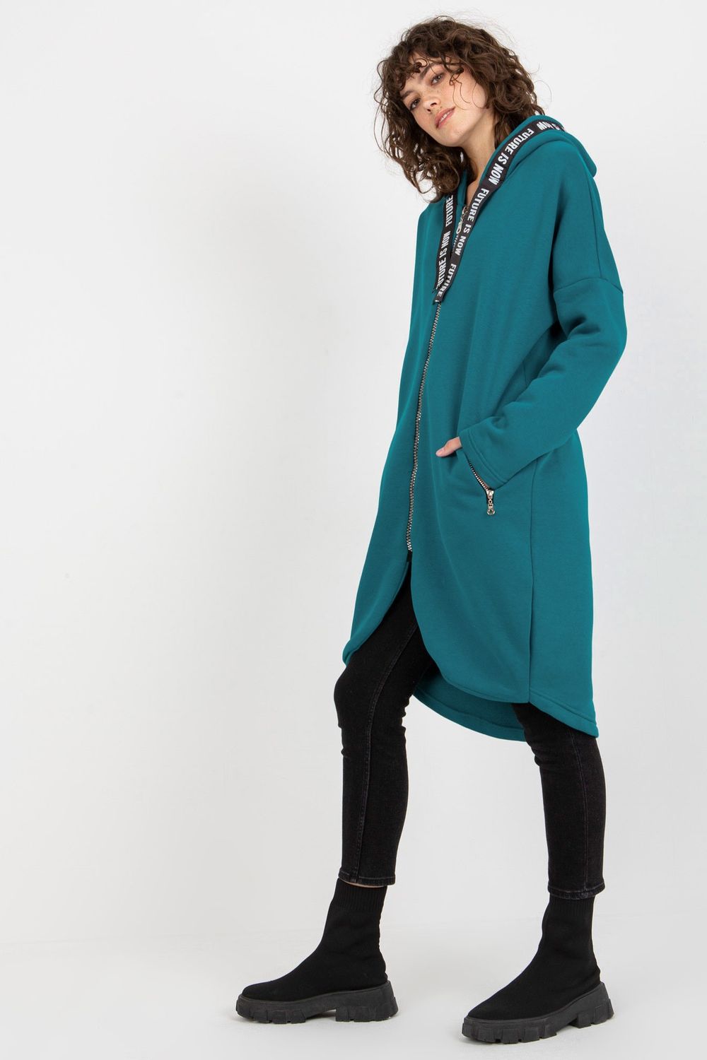 Bluza Damska Model RV-BL-6683.00P Morski - Relevance174826 - Zielony - obrazek 2