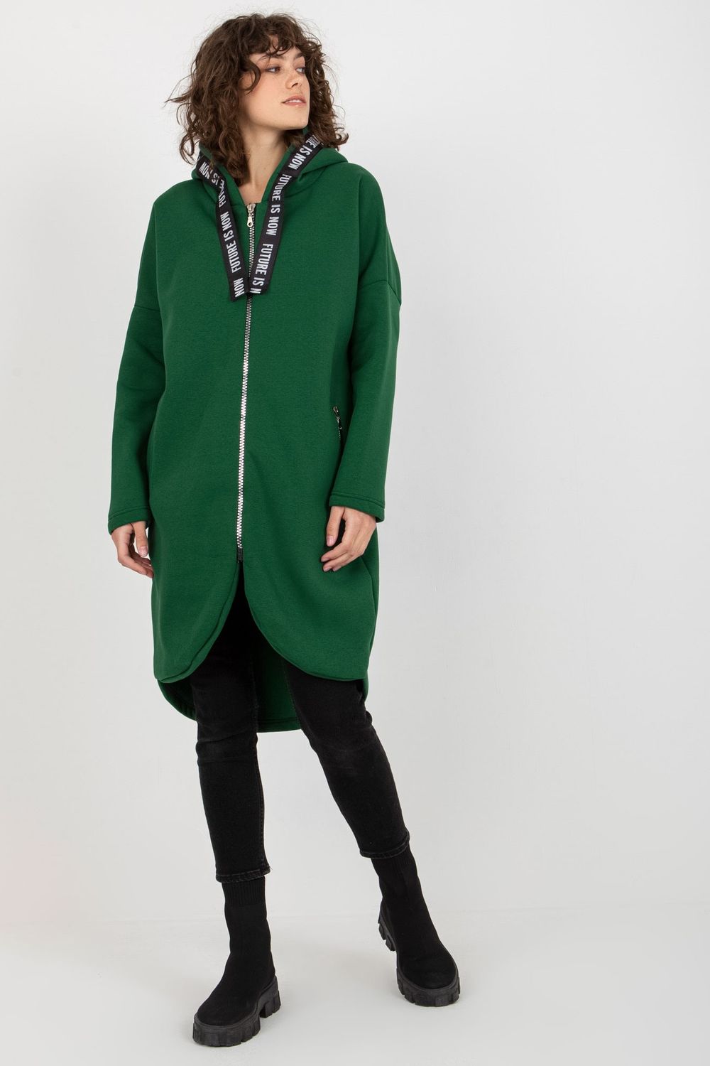 Bluza Damska Model RV-BL-6683.00P Dark Green - Relevance174827 - Zielony - obrazek 2