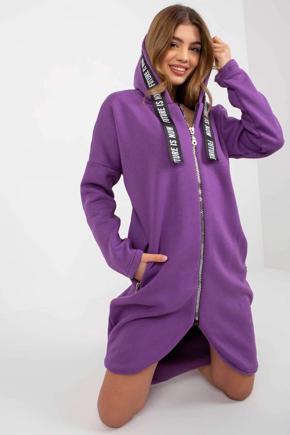 Bluza Damska Model RV-BL-6683.00P Dark Violet - Relevance174831 - Fioletowy