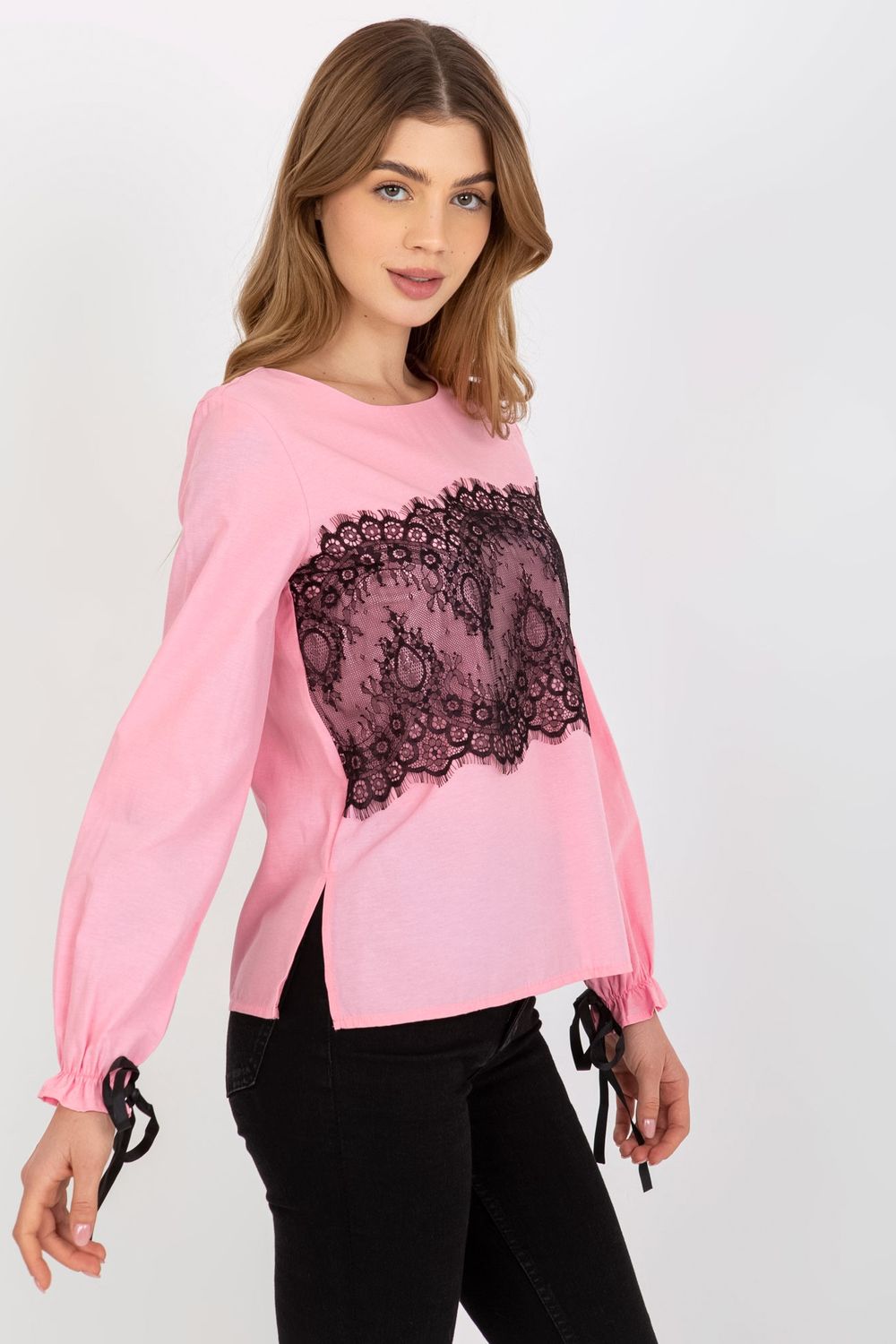 Bluzka Model LK-BZ-506877.15X Pink - Lakerta174945 - Różowy - obrazek 2