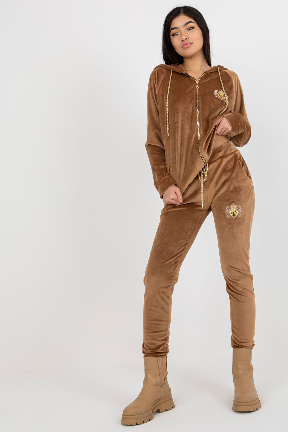 Spodnie Komplet Model RV-KMPL-8443.98P Camel - Relevance175175 - Brązowy