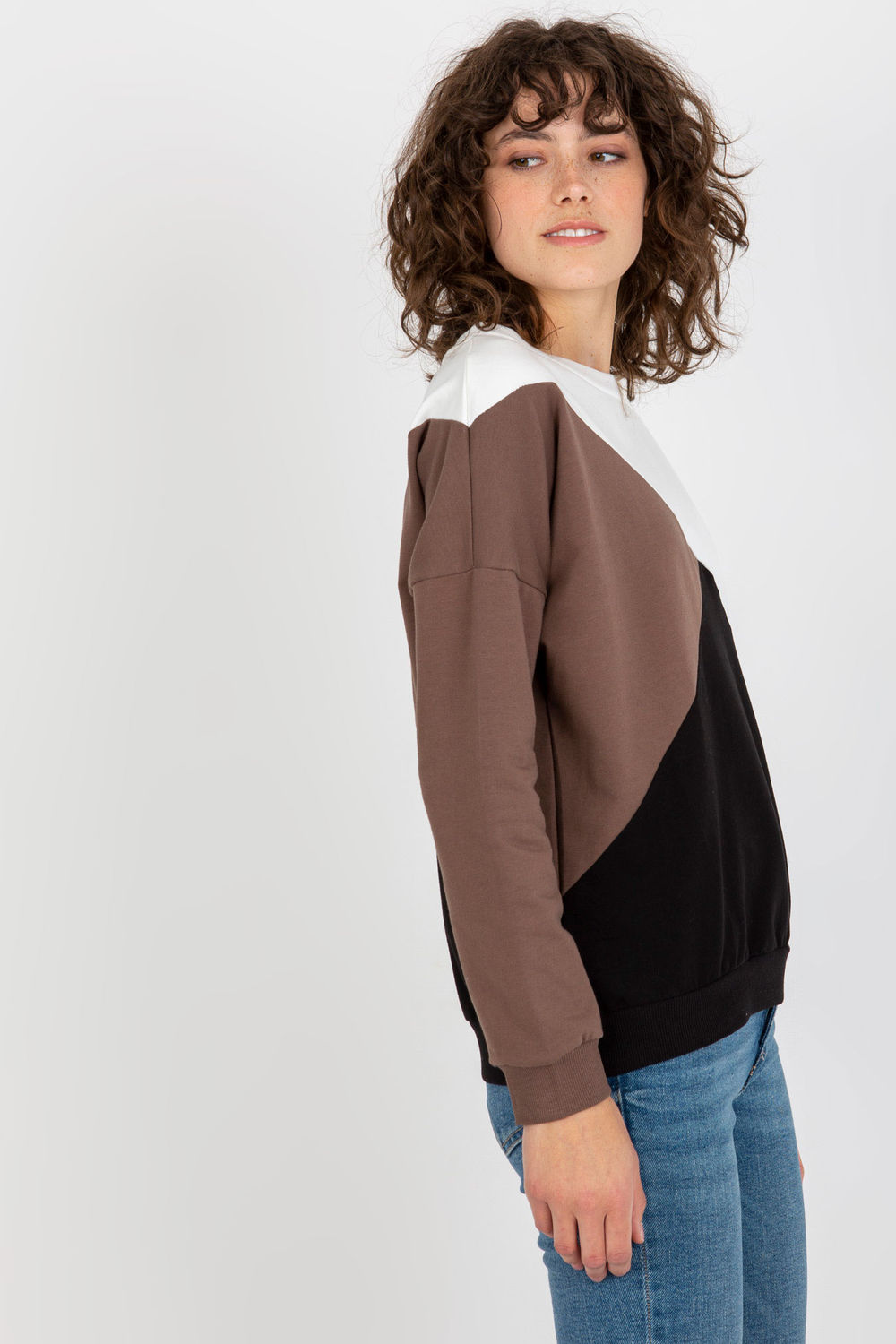 Bluza Damska Model RV-BL-8463.41P White/Black - Relevance175191 - Czarny - obrazek 3