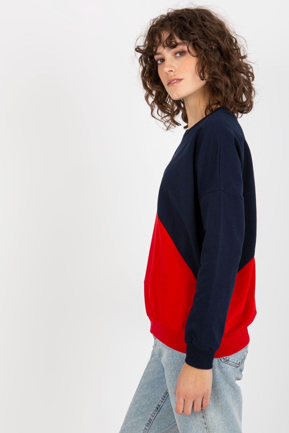 Bluza Damska Model RV-BL-8463.41P Navy/Red - Relevance175193 - Granatowy - obrazek 3
