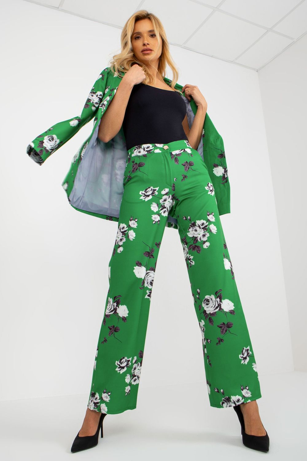 Spodnie Damskie Model LK-SP-508919.87P Green - Lakerta175966 - Zielony - obrazek 2