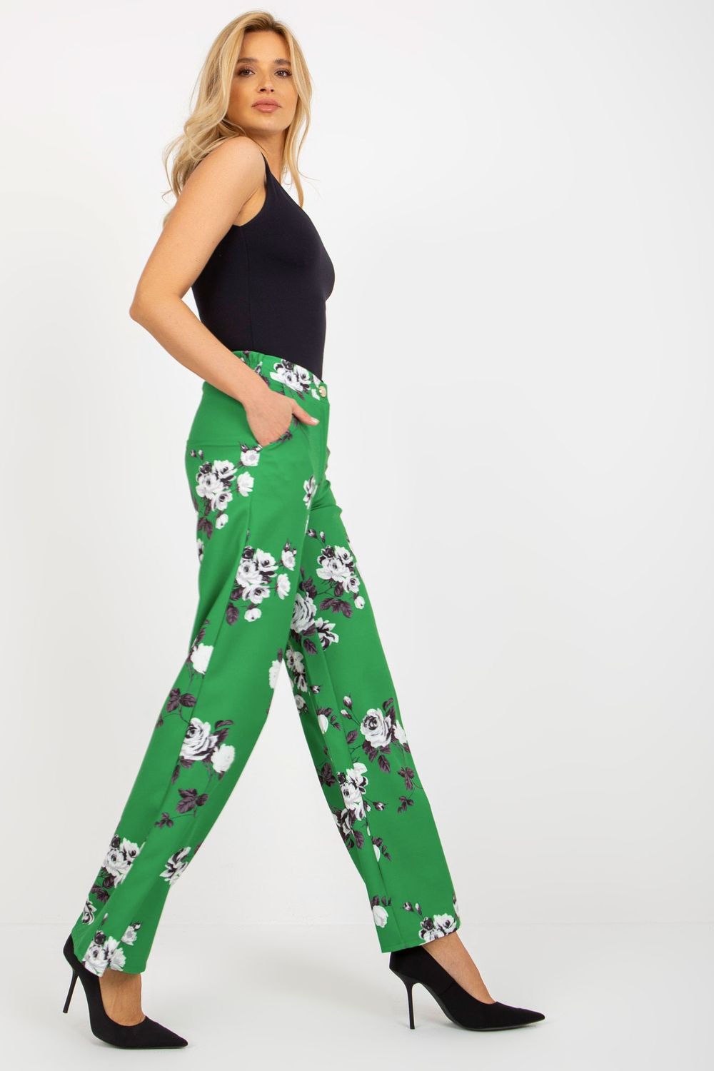 Spodnie Damskie Model LK-SP-508919.87P Green - Lakerta175966 - Zielony - obrazek 4