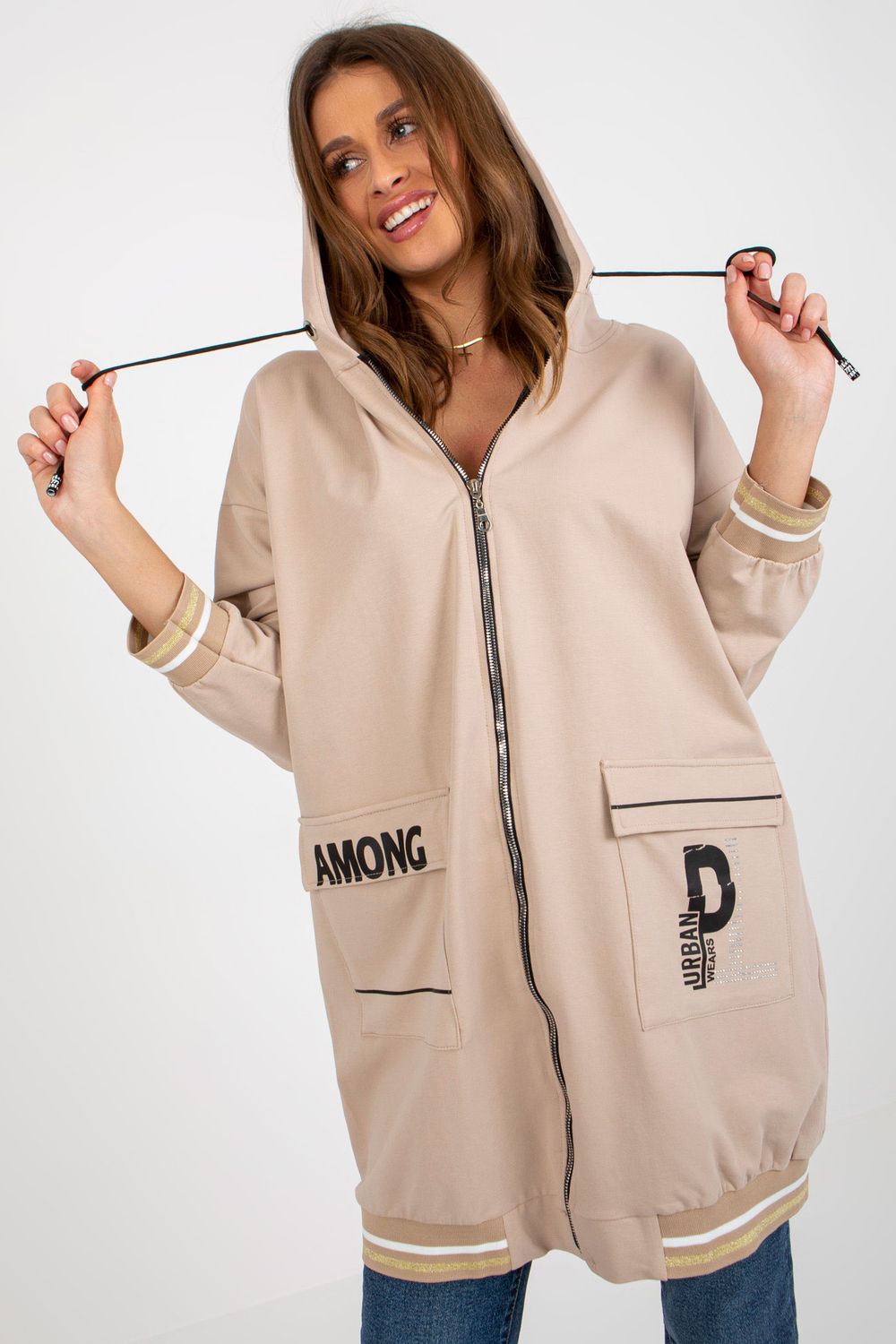 Bluza Damska Model RV-BL-8149.91P Beige - Relevance176360 - Beżowy