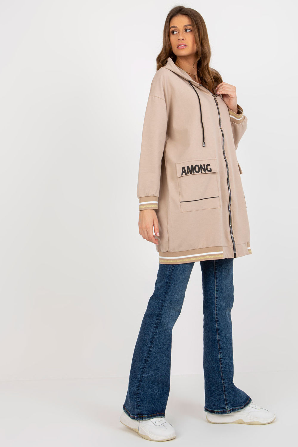 Bluza Damska Model RV-BL-8149.91P Beige - Relevance176360 - Beżowy - obrazek 2