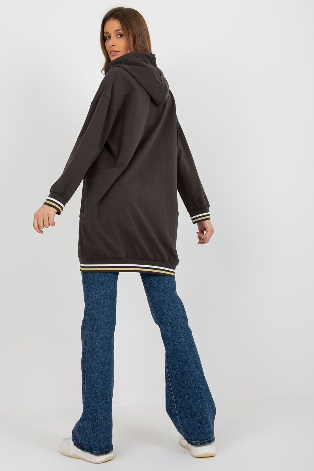Bluza Damska Model RV-BL-8149.91P Dark Khaki - Relevance176361 - Zielony - obrazek 3